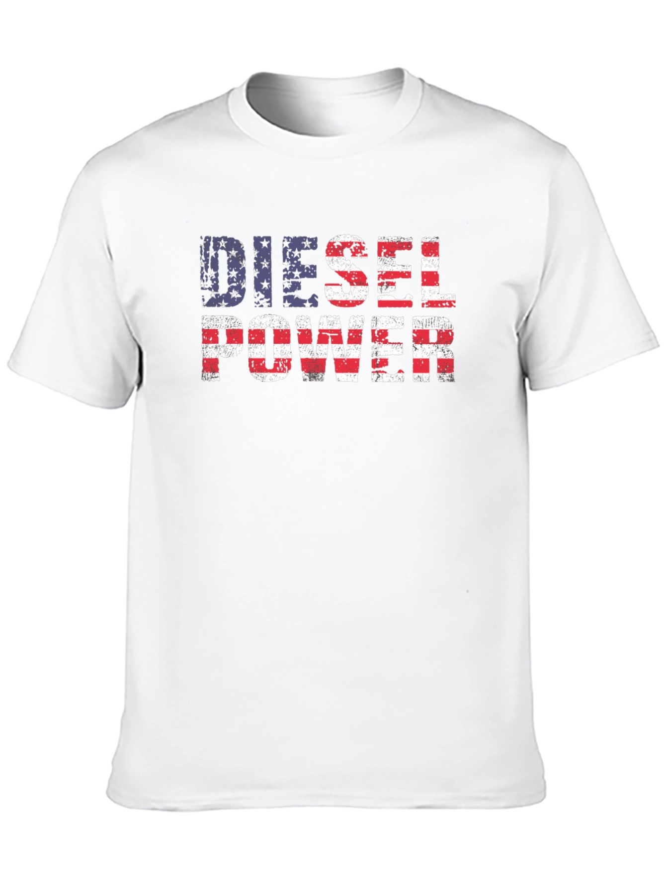 Diesel Power American Flag Graphic T-Shirt