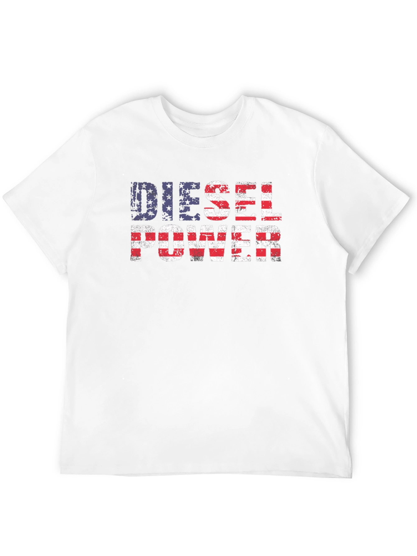 Diesel Power American Flag Graphic T-Shirt