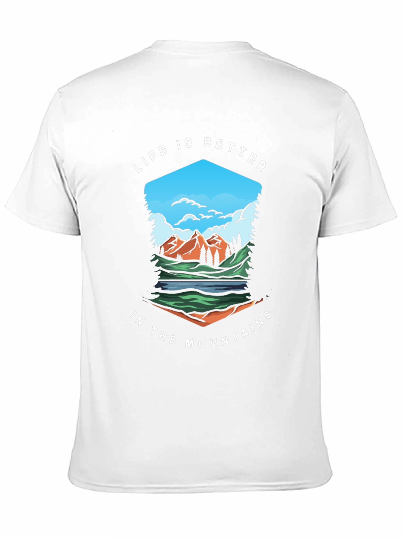 Mountain Life Graphic Tee - Nature Inspired Comfort