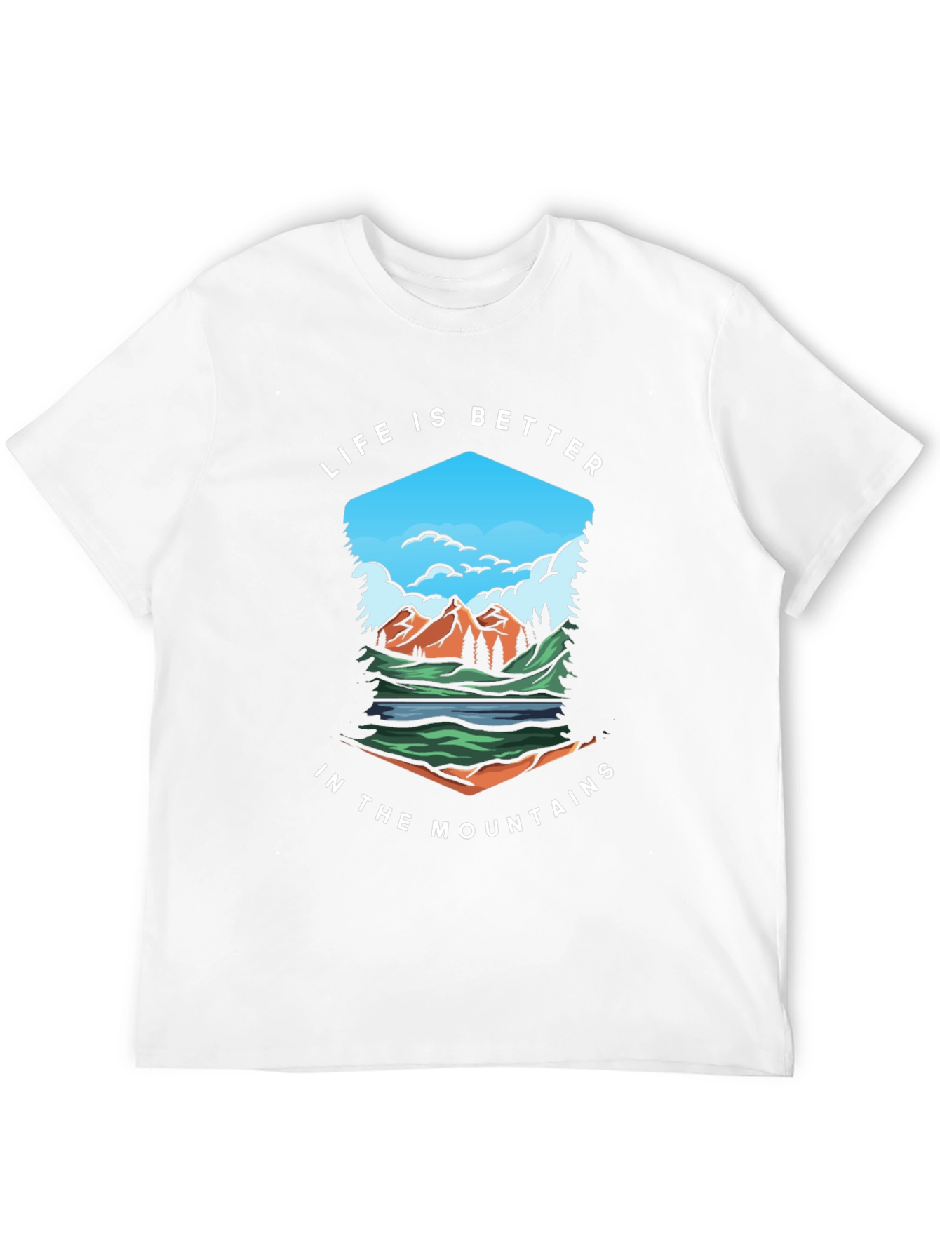 Mountain Life Graphic Tee - Nature Inspired Comfort