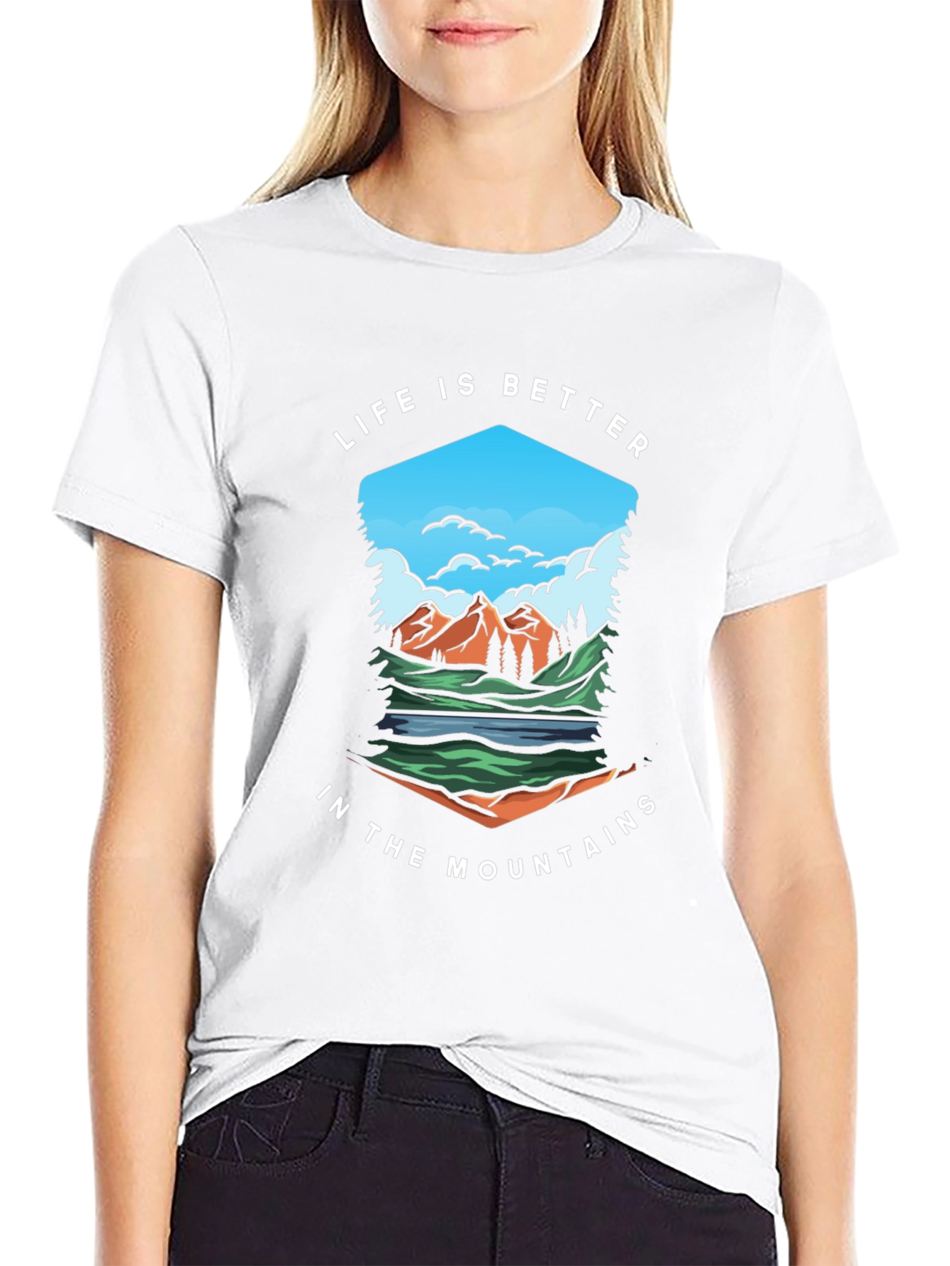 Mountain Life Graphic Tee - Nature Inspired Comfort