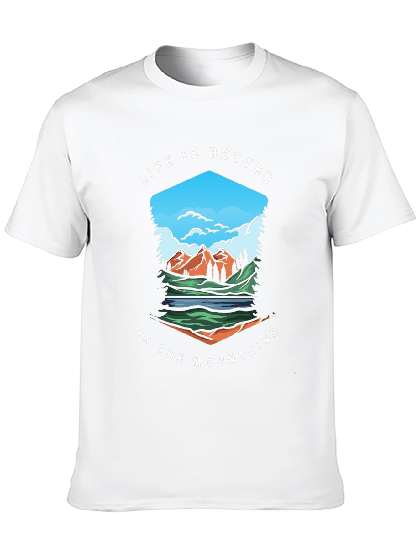 Mountain Life Graphic Tee - Nature Inspired Comfort