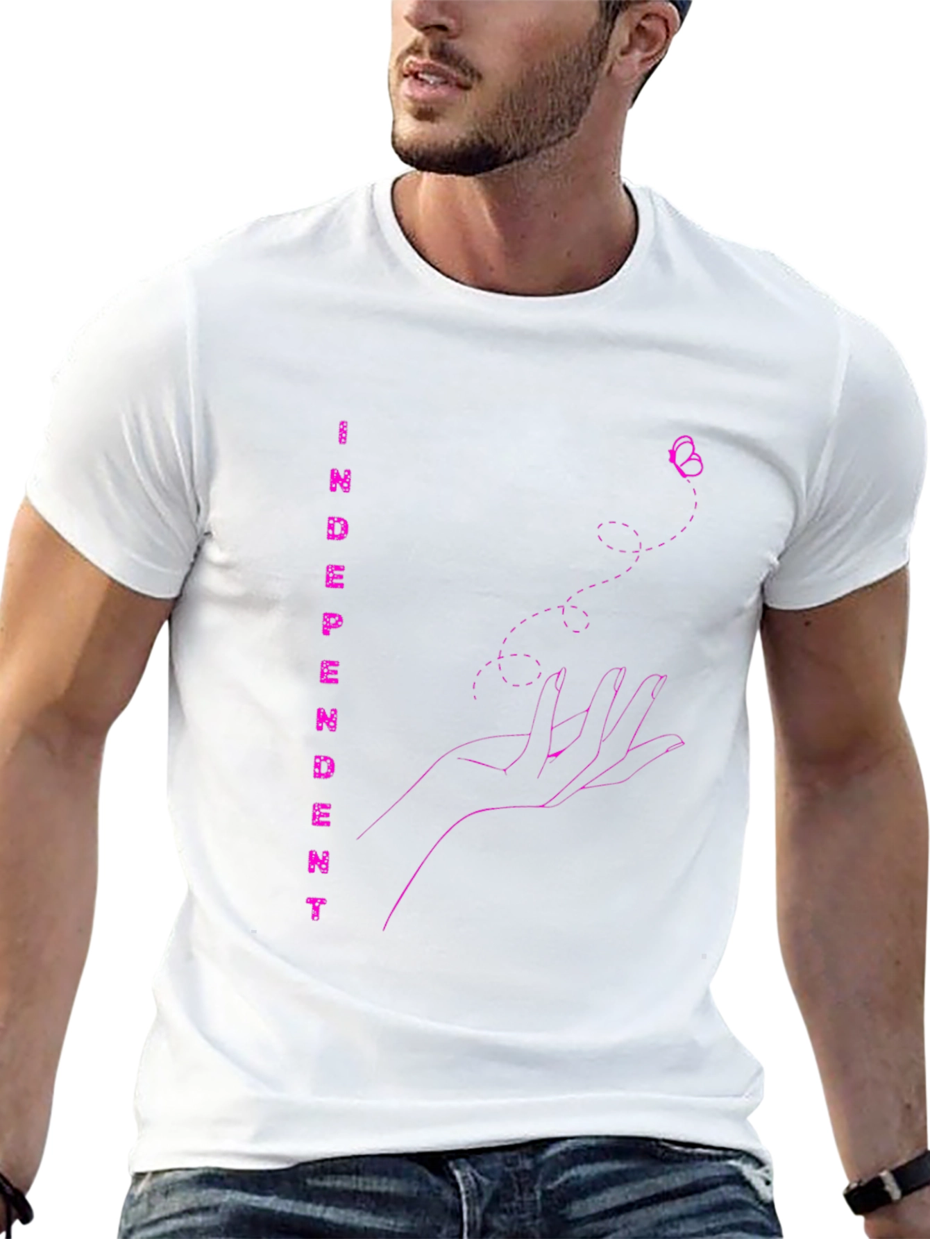 Butterfly Freedom Black T-Shirt