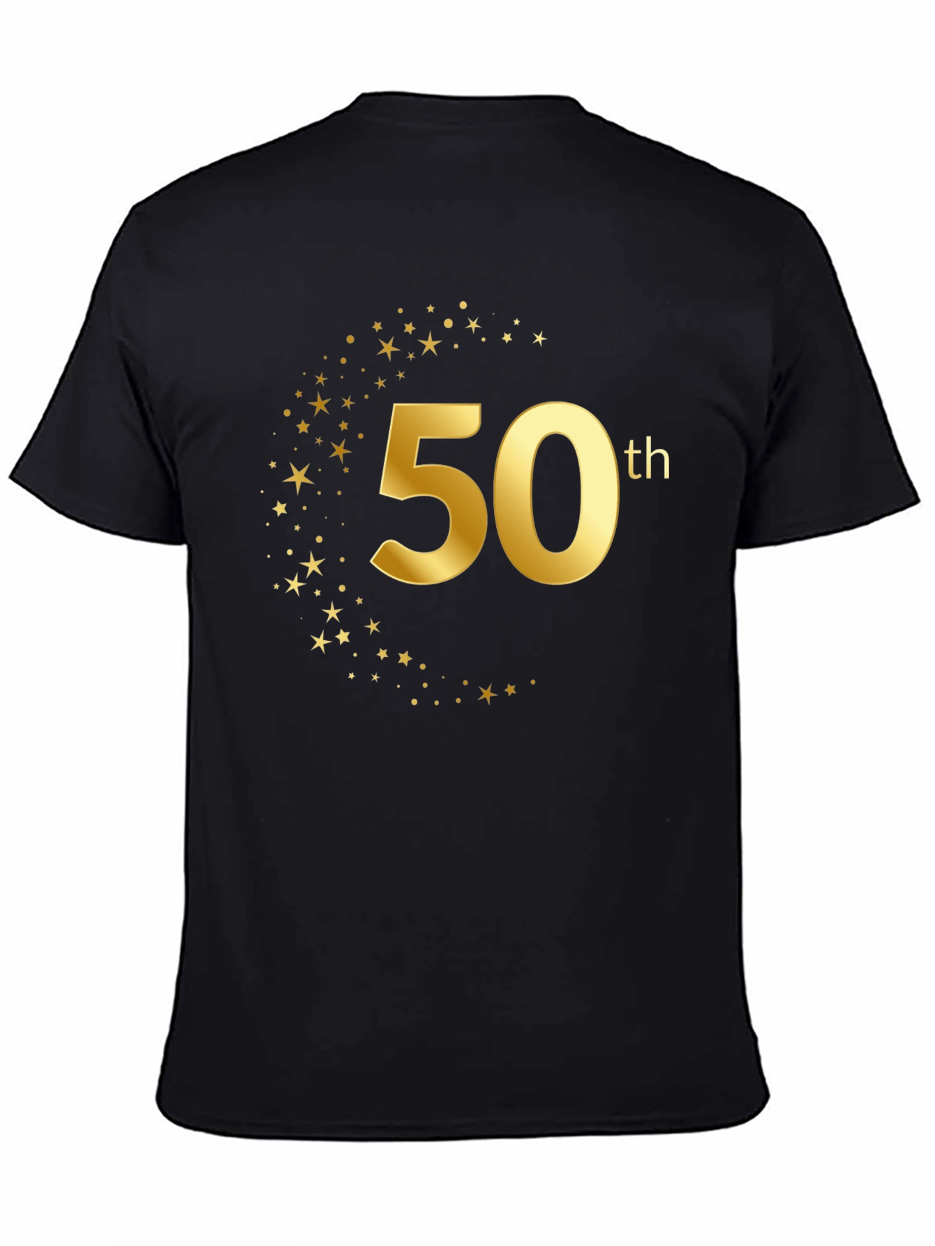 50th Birthday Black T-Shirt