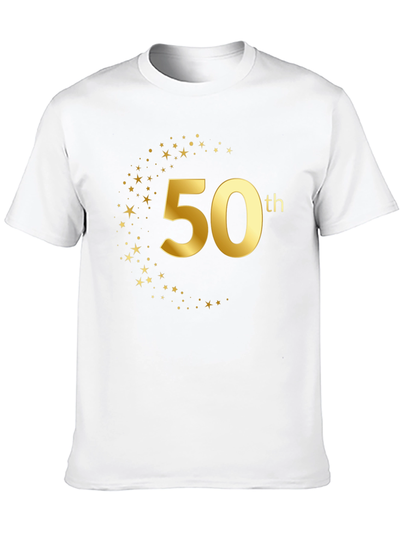 50th Birthday Black T-Shirt