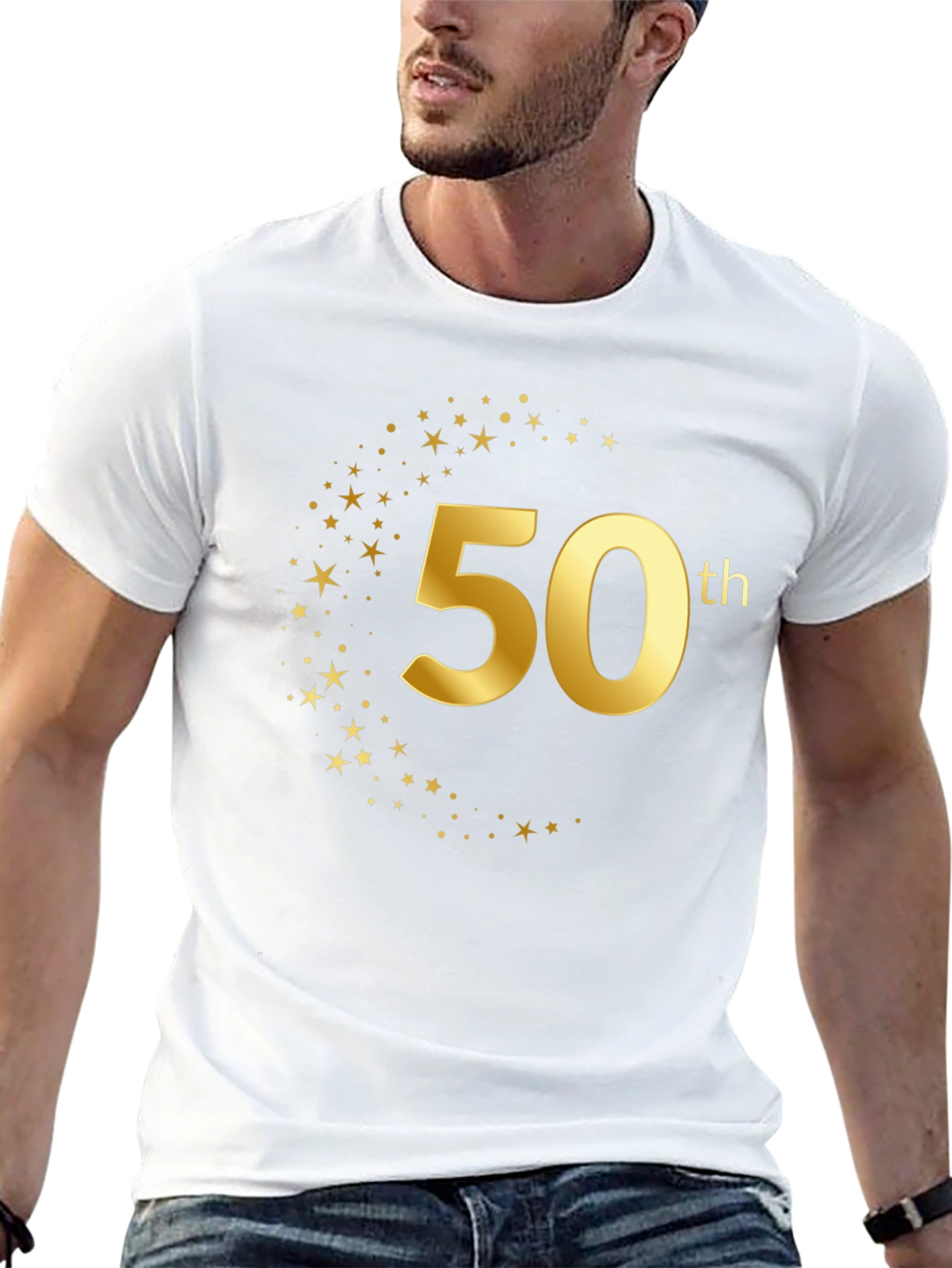 50th Birthday Black T-Shirt