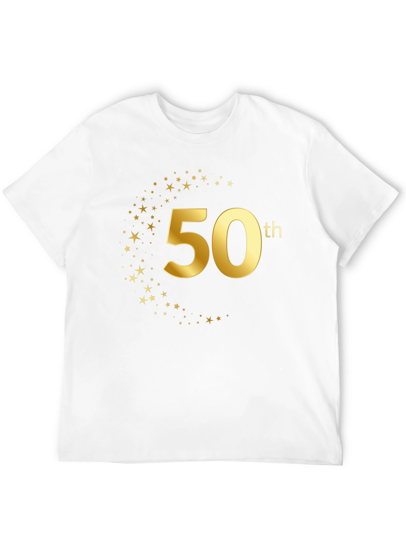 50th Birthday Black T-Shirt