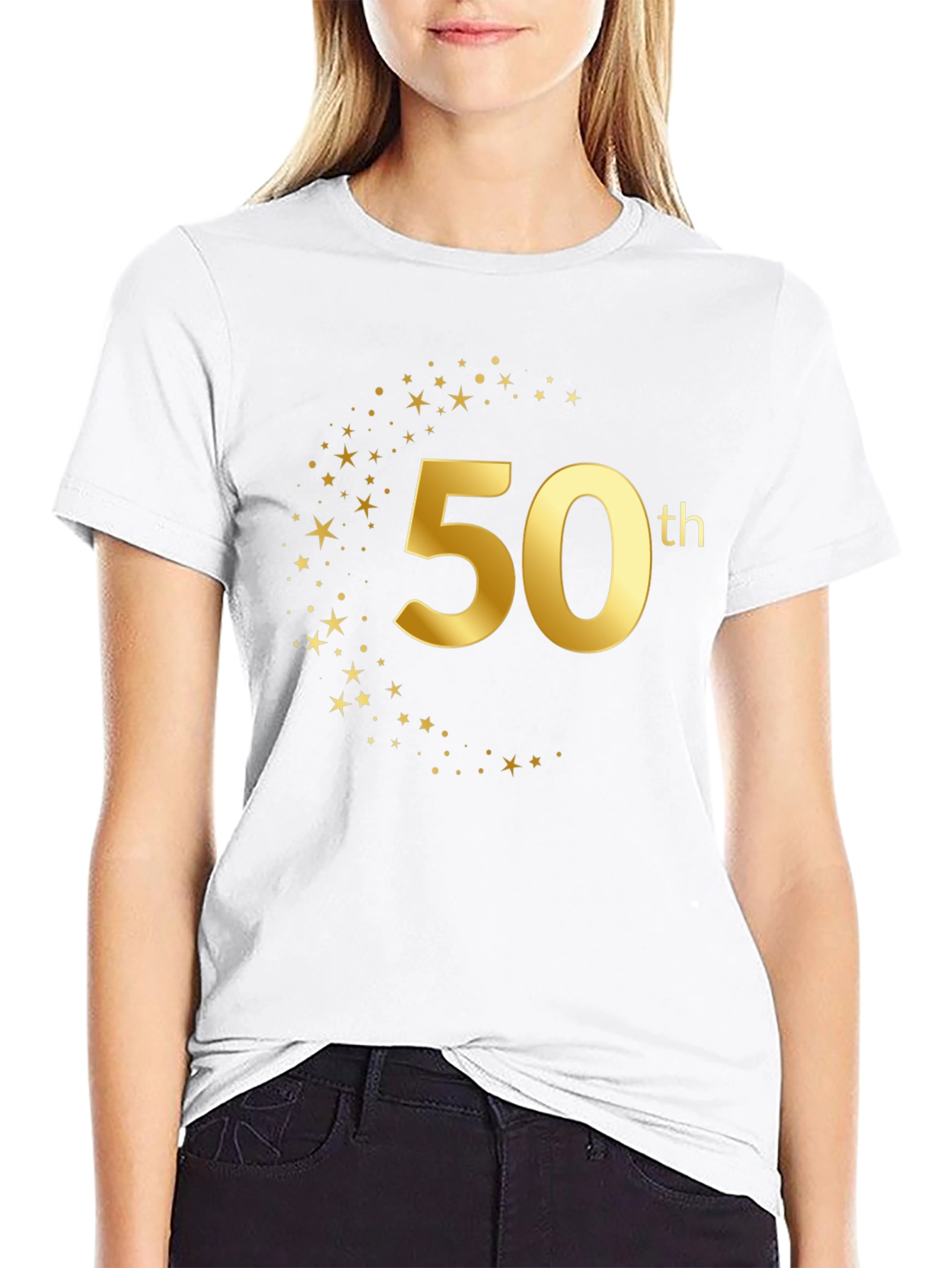 50th Birthday Black T-Shirt