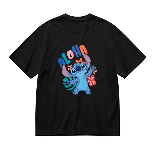Aloha Tropical Stitch Vibrant Vacation Vibe Plus?Size Women Tee