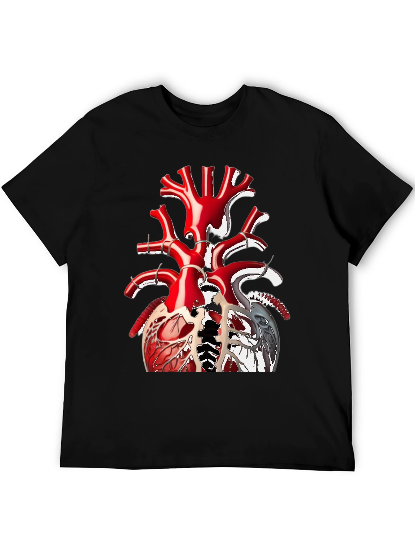 Anatomical Heart Tee - Unique Graphic T-Shirt