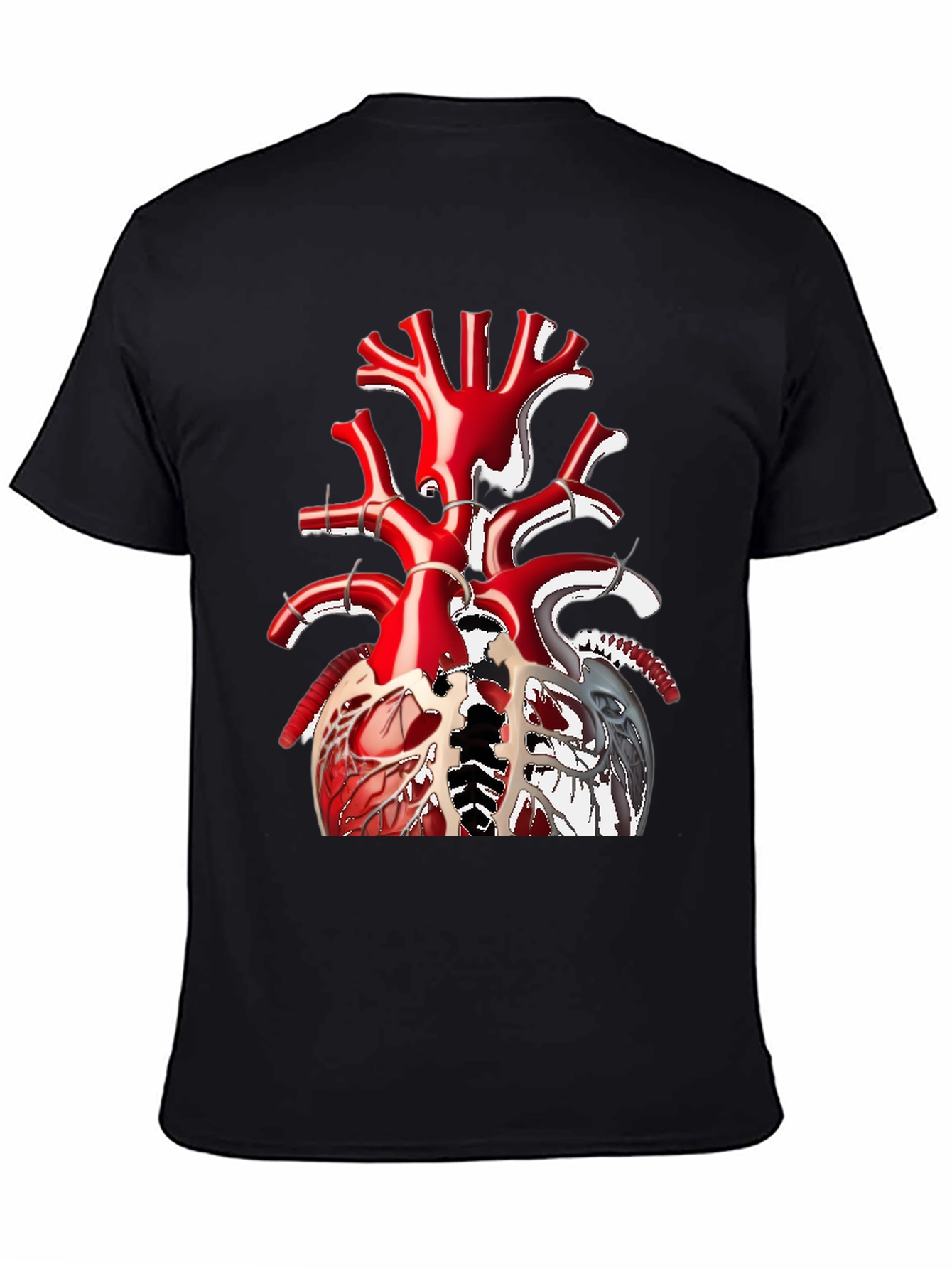 Anatomical Heart Tee - Unique Graphic T-Shirt