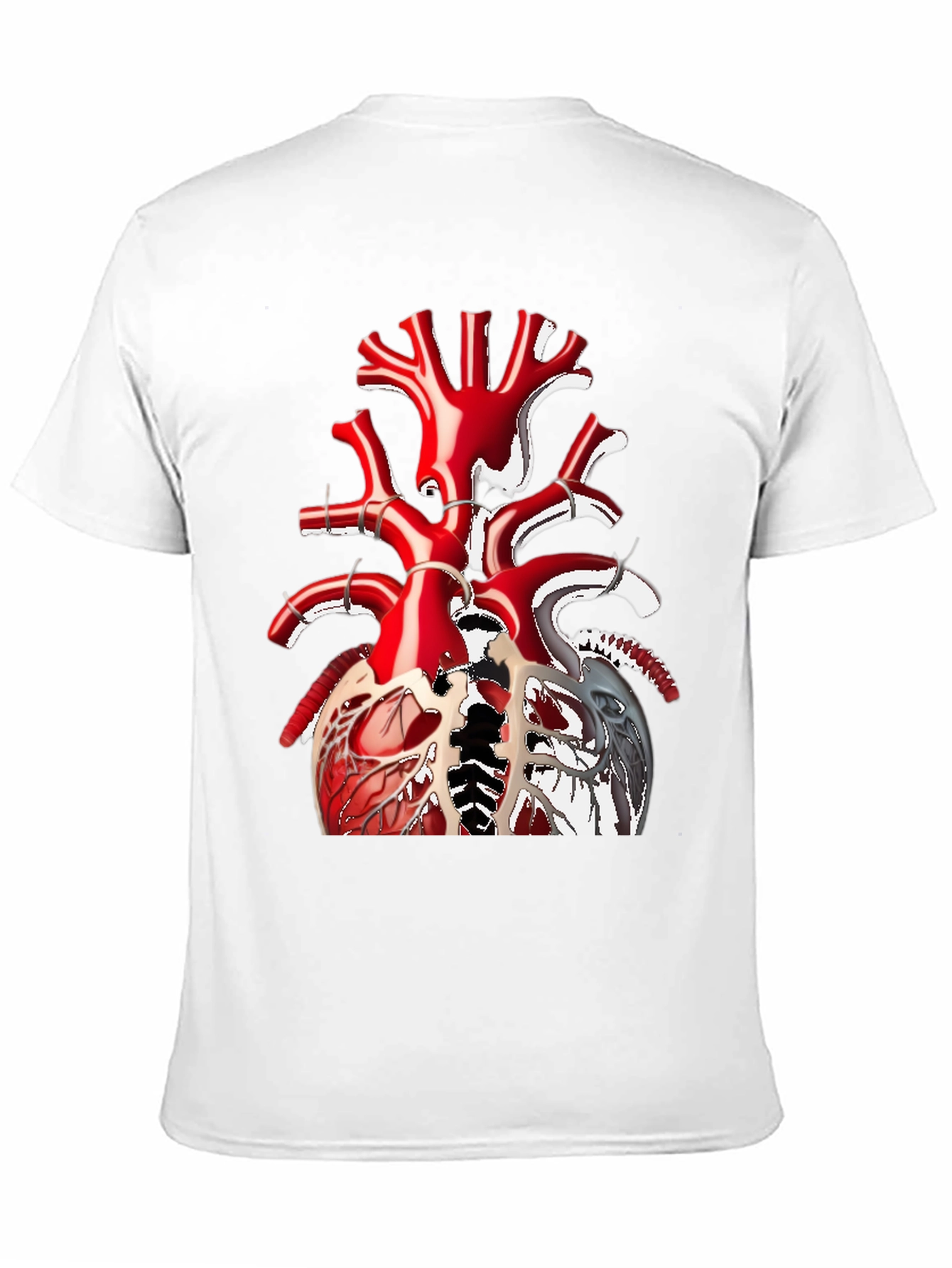 Anatomical Heart Tee - Unique Graphic T-Shirt