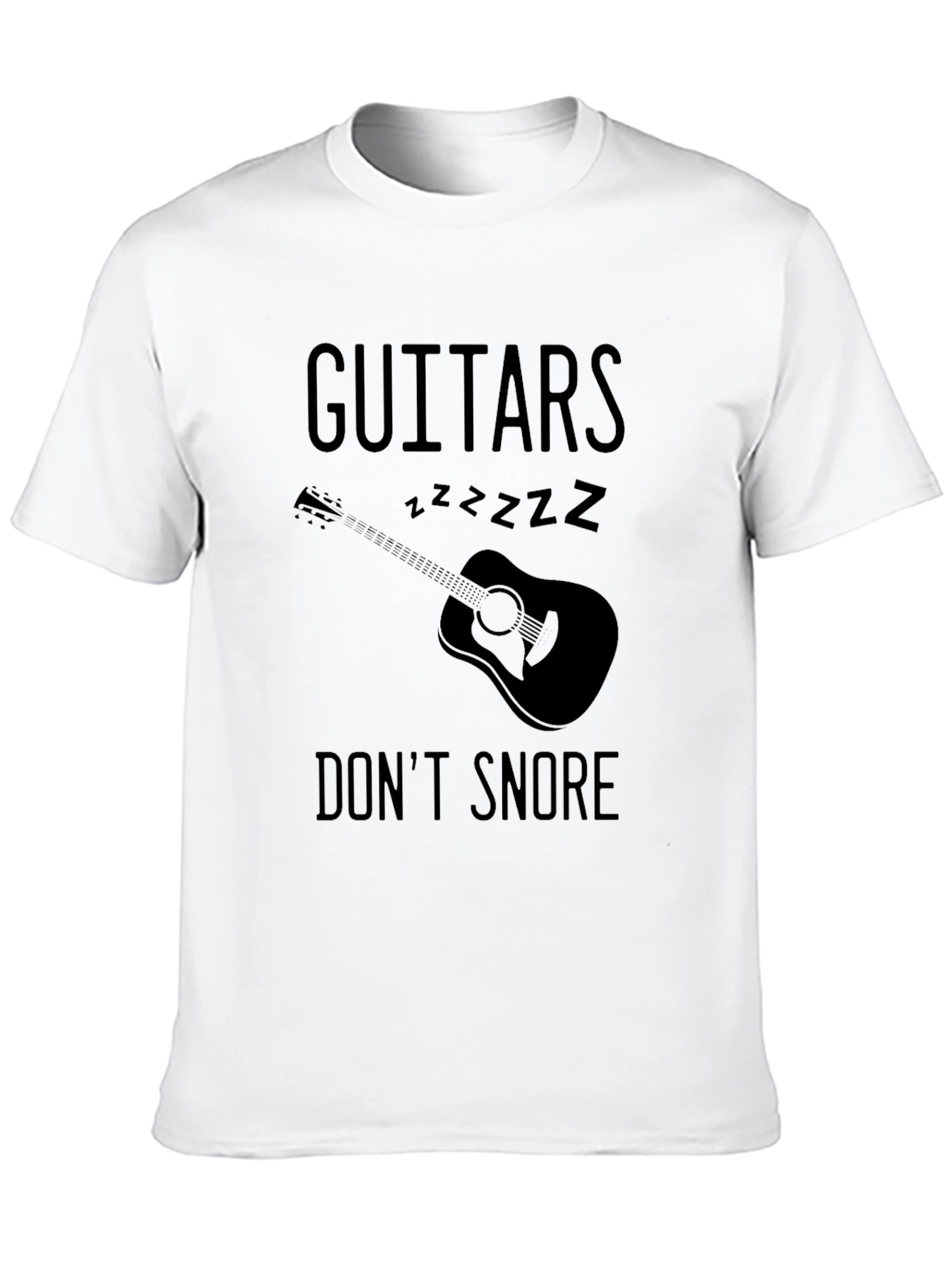 Guitars Dont Snore Graphic T-Shirt
