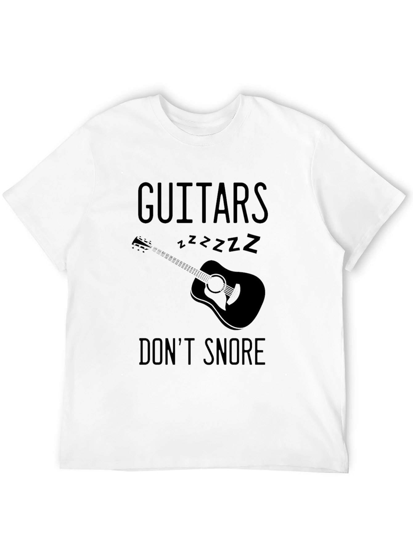 Guitars Dont Snore Graphic T-Shirt