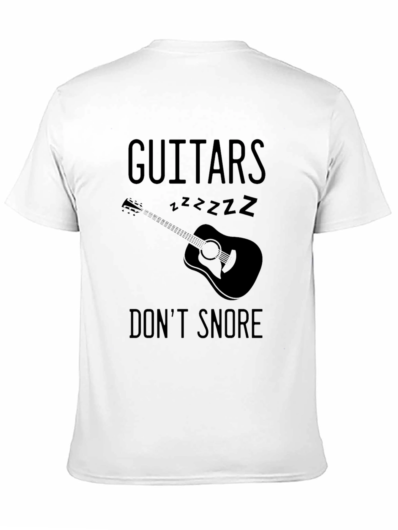 Guitars Dont Snore Graphic T-Shirt