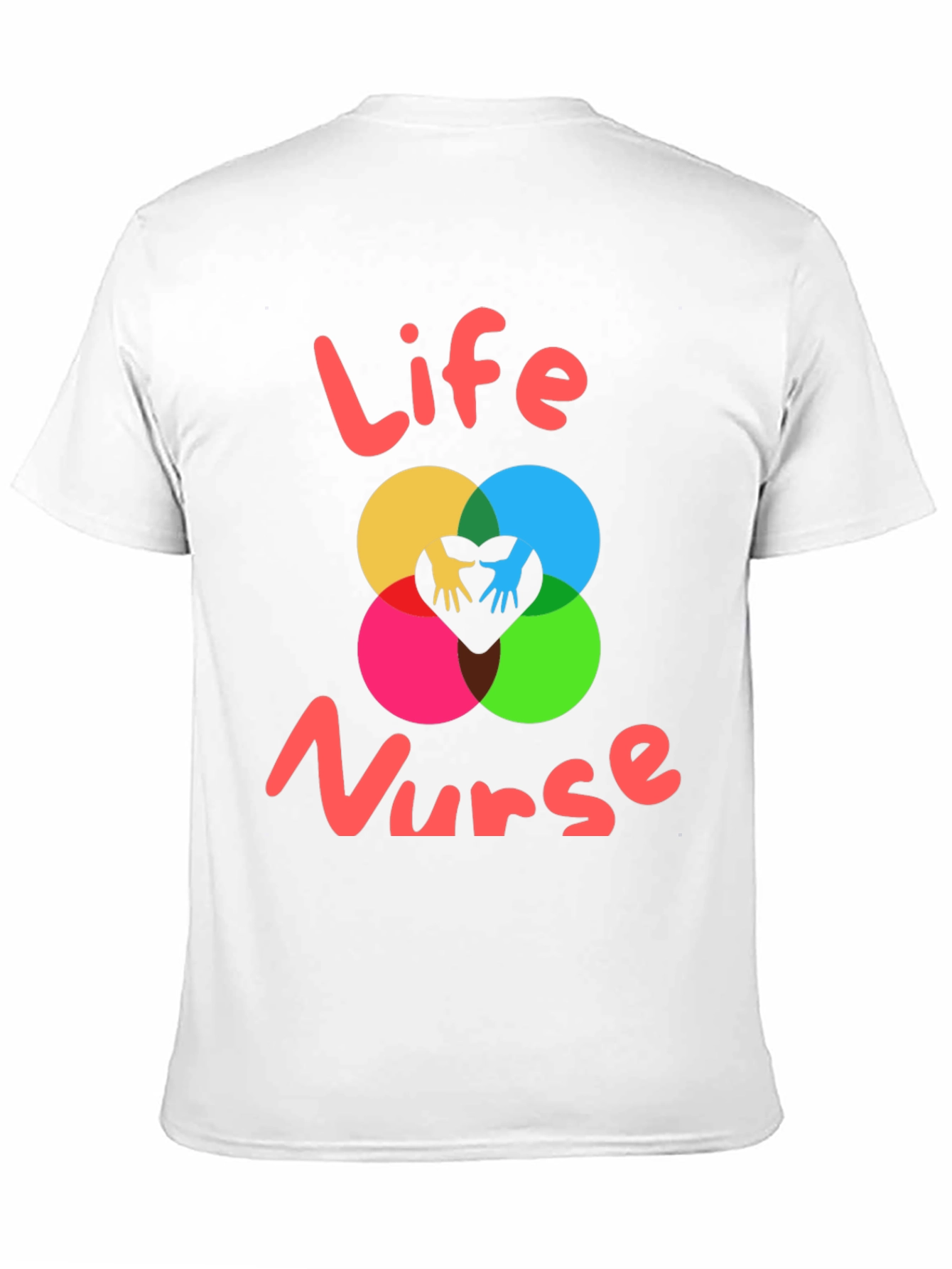Life Nurse Graphic Tee - Black Cotton T-Shirt