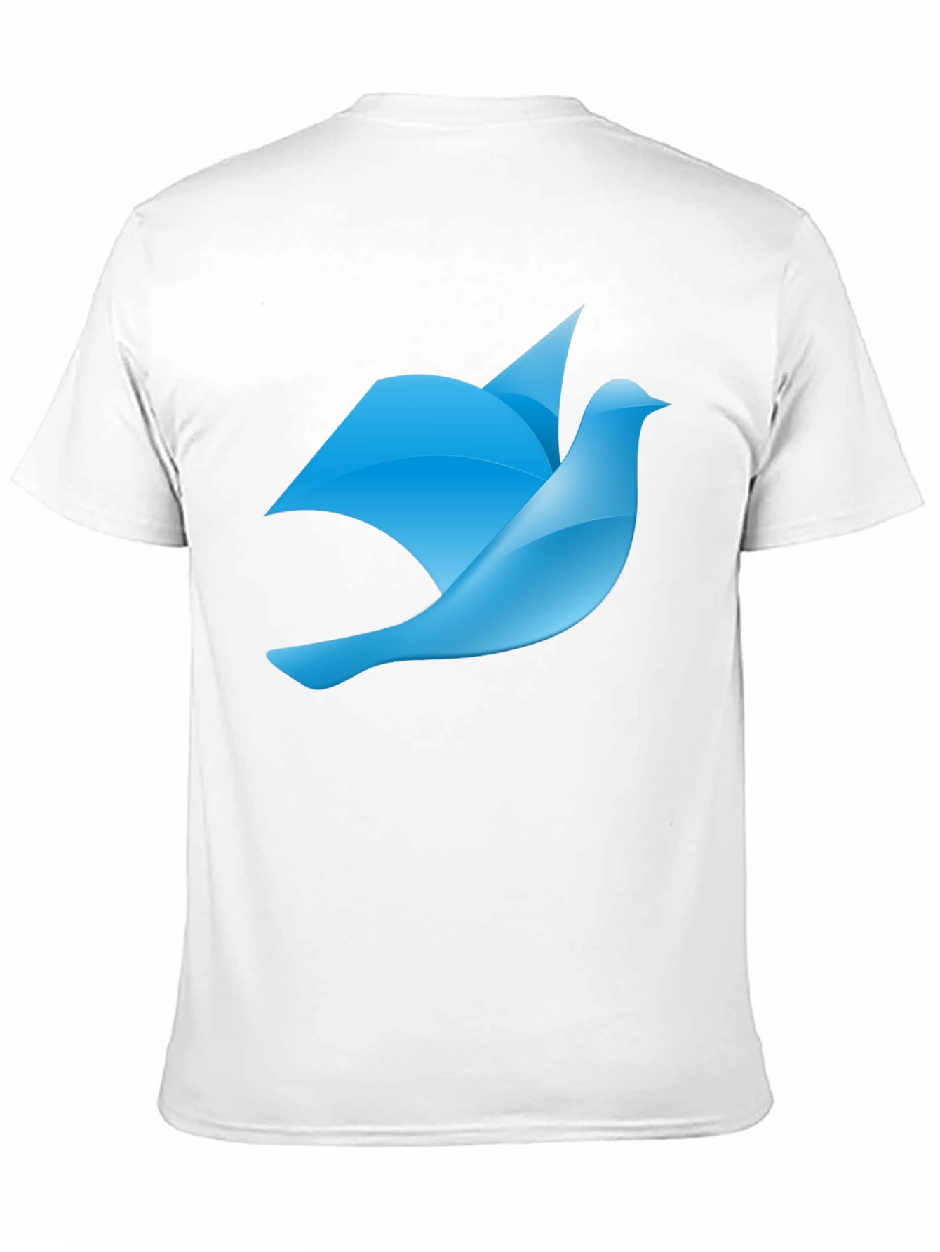 Blue Bird Graphic Black T-Shirt