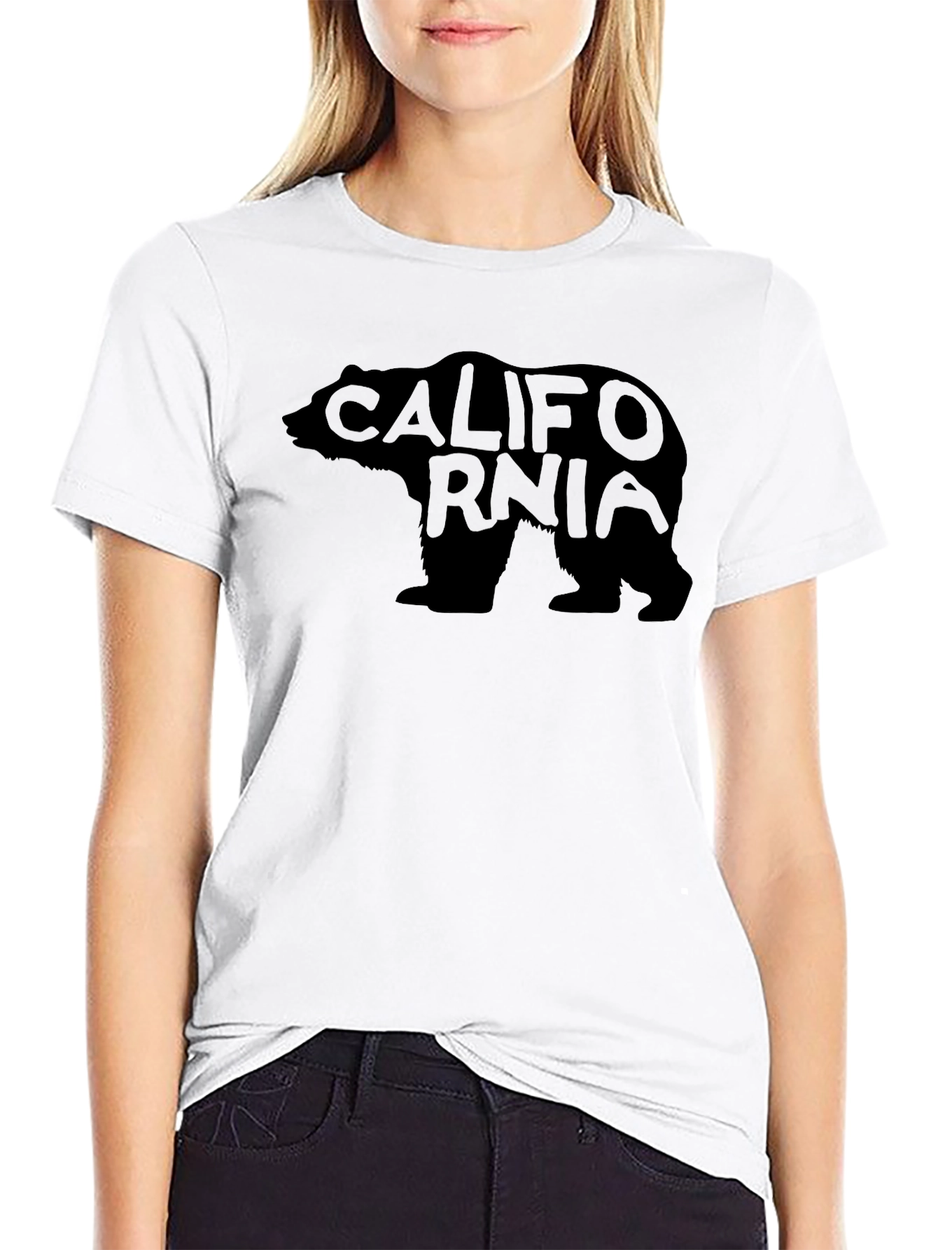 California Bear Graphic Tee - Mens Black T-Shirt
