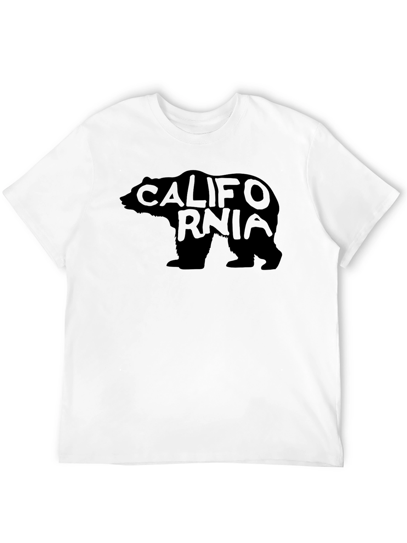 California Bear Graphic Tee - Mens Black T-Shirt