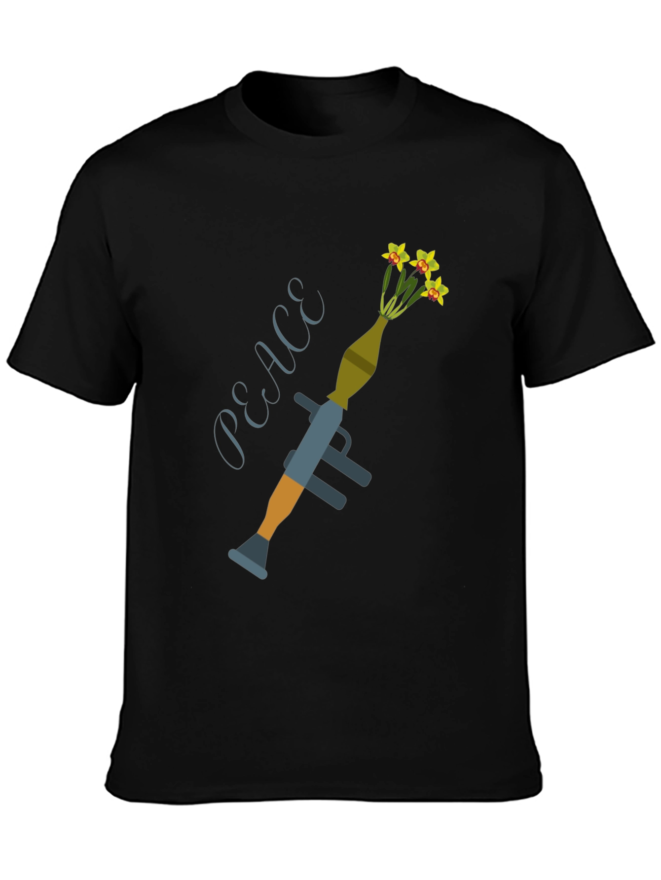 Peace Rocket Launcher Graphic T-Shirt