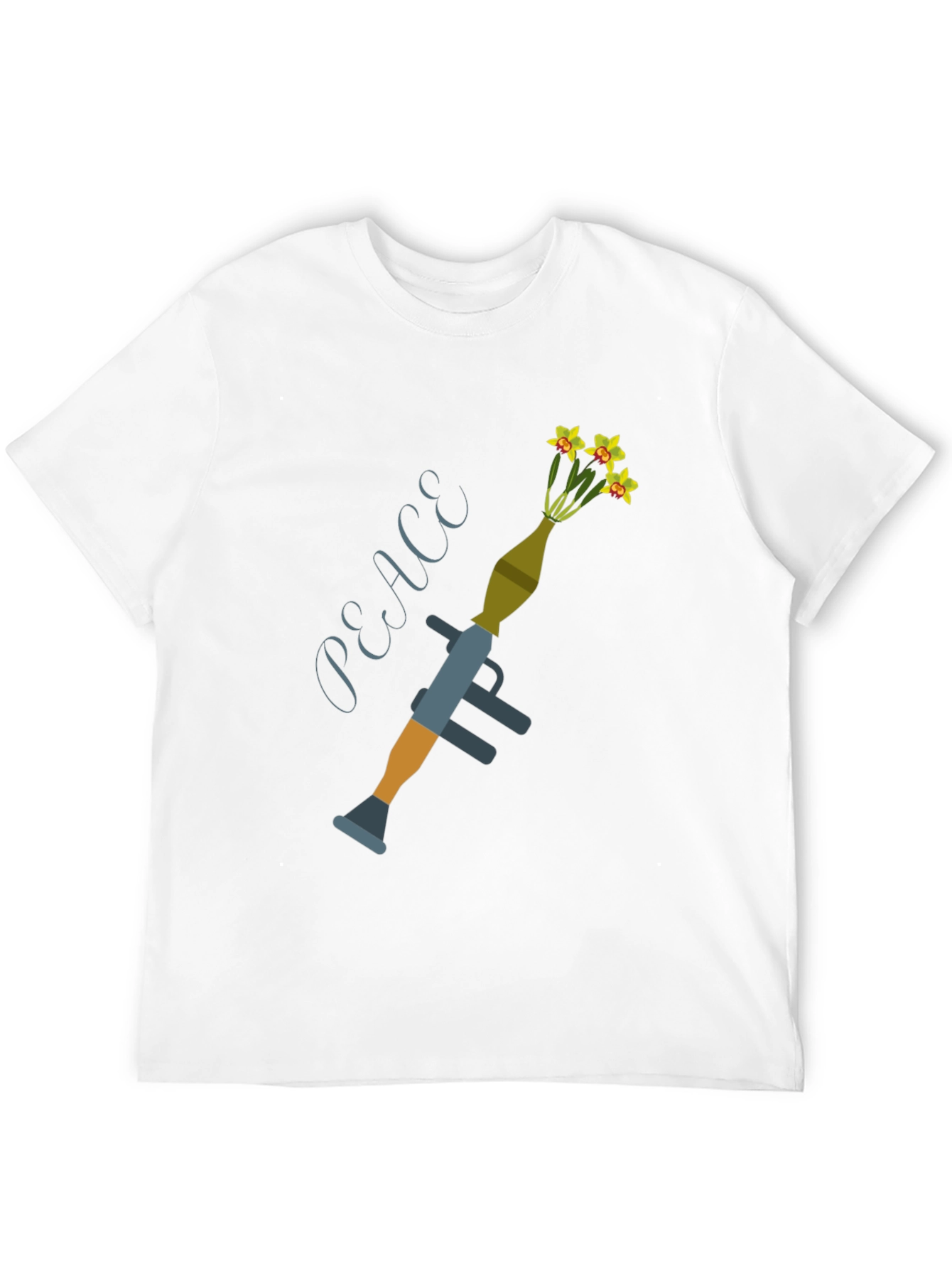 Peace Rocket Launcher Graphic T-Shirt