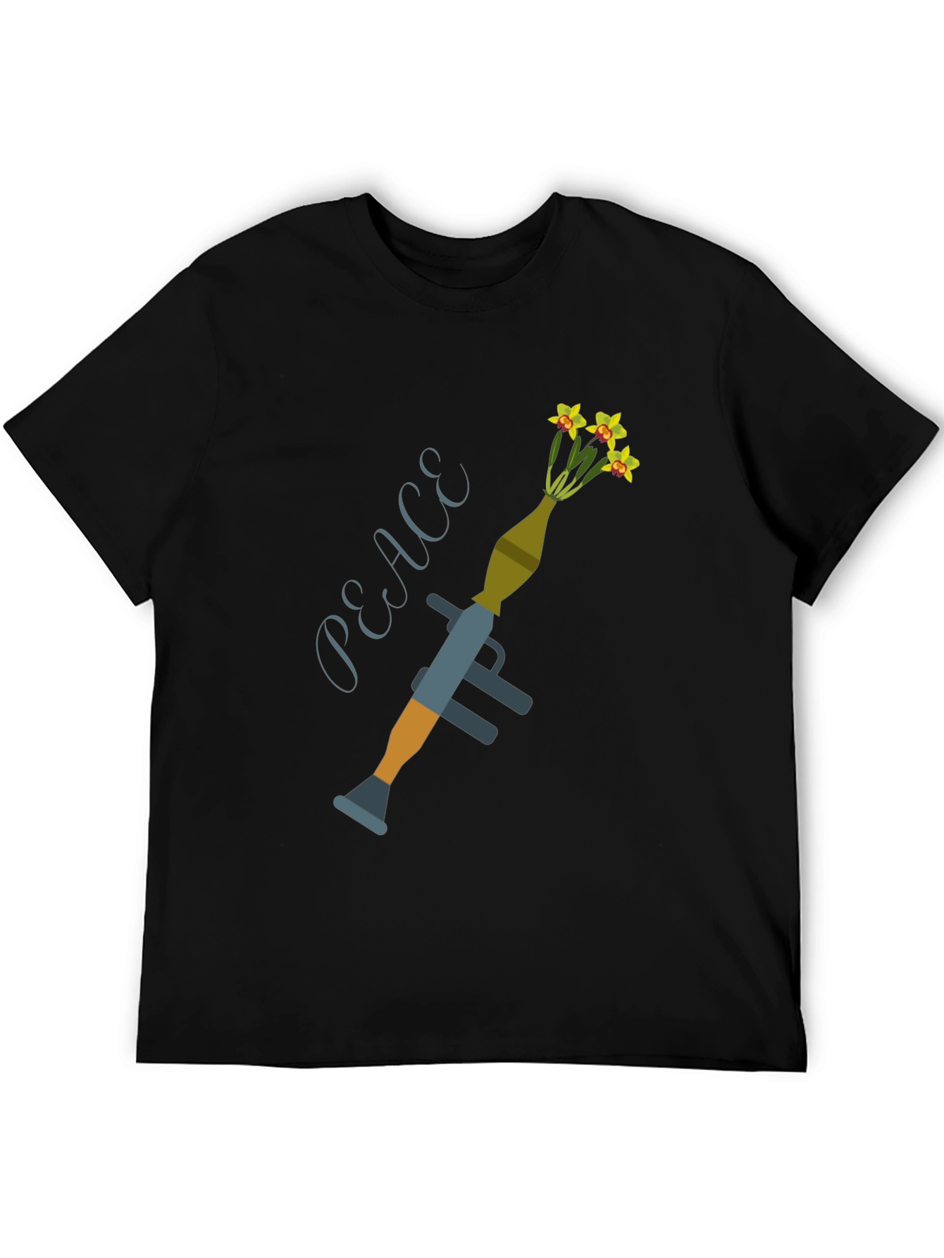 Peace Rocket Launcher Graphic T-Shirt