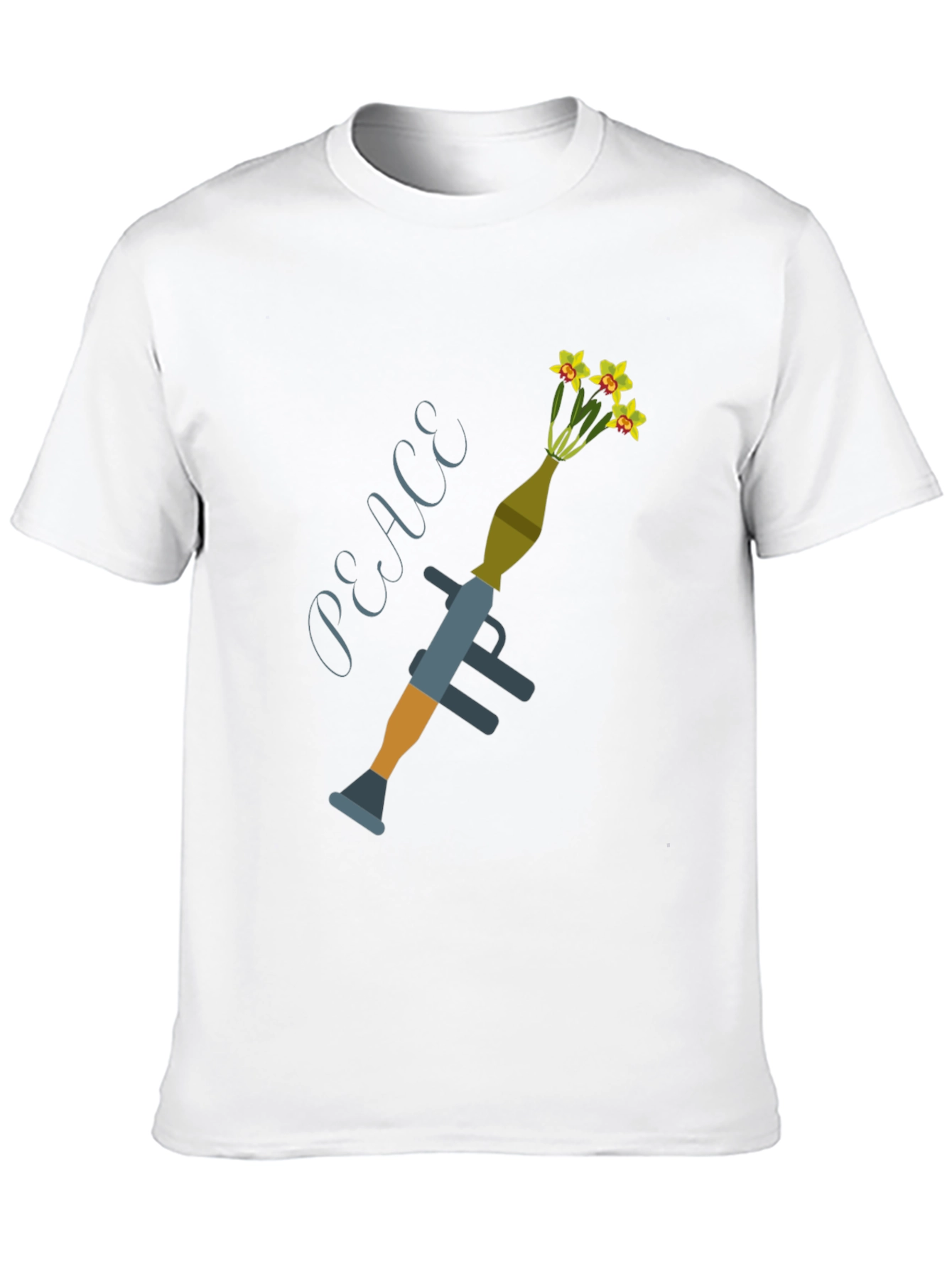 Peace Rocket Launcher Graphic T-Shirt