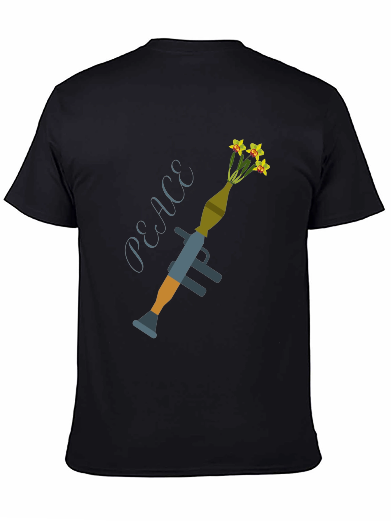 Peace Rocket Launcher Graphic T-Shirt