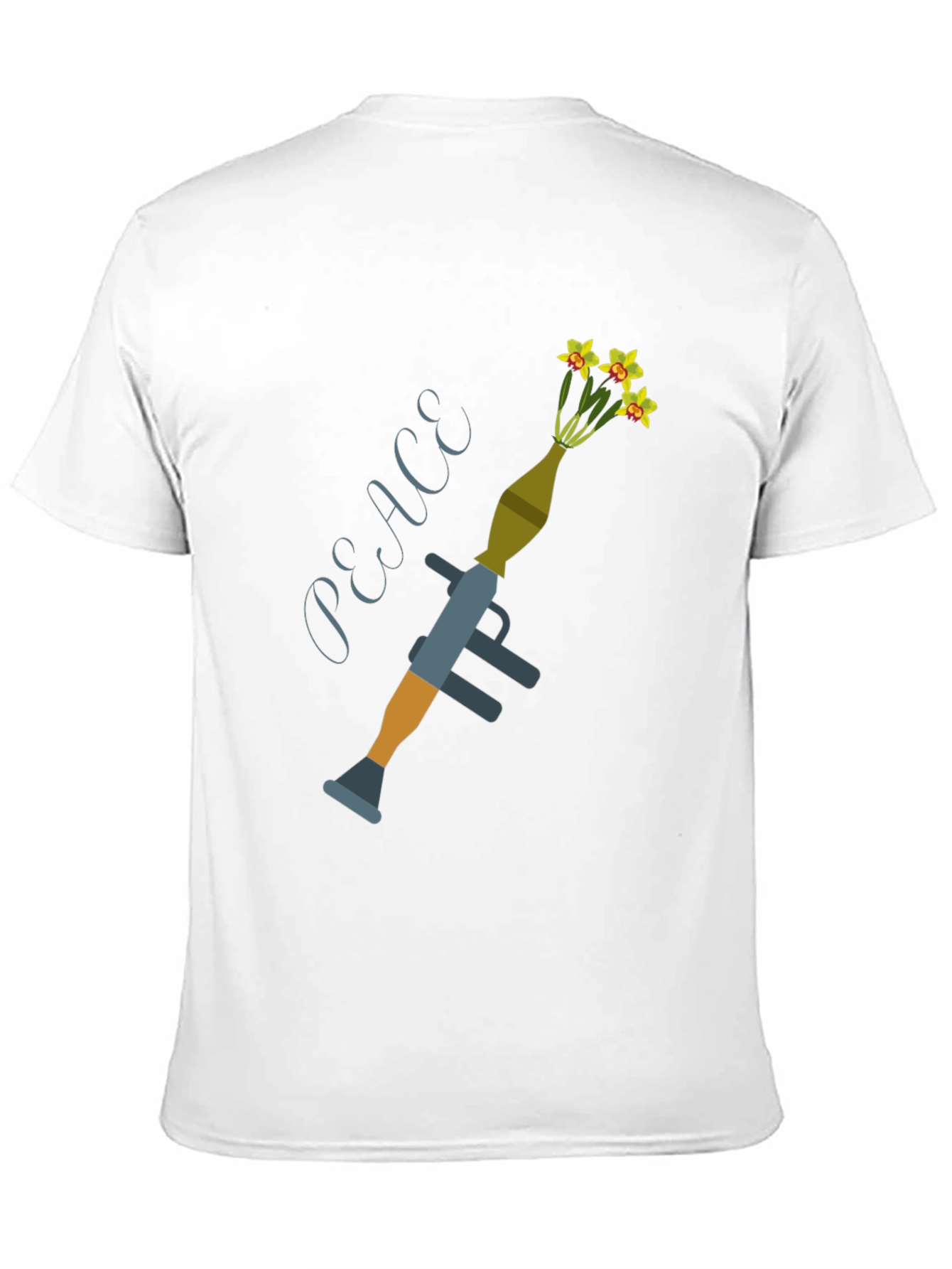 Peace Rocket Launcher Graphic T-Shirt