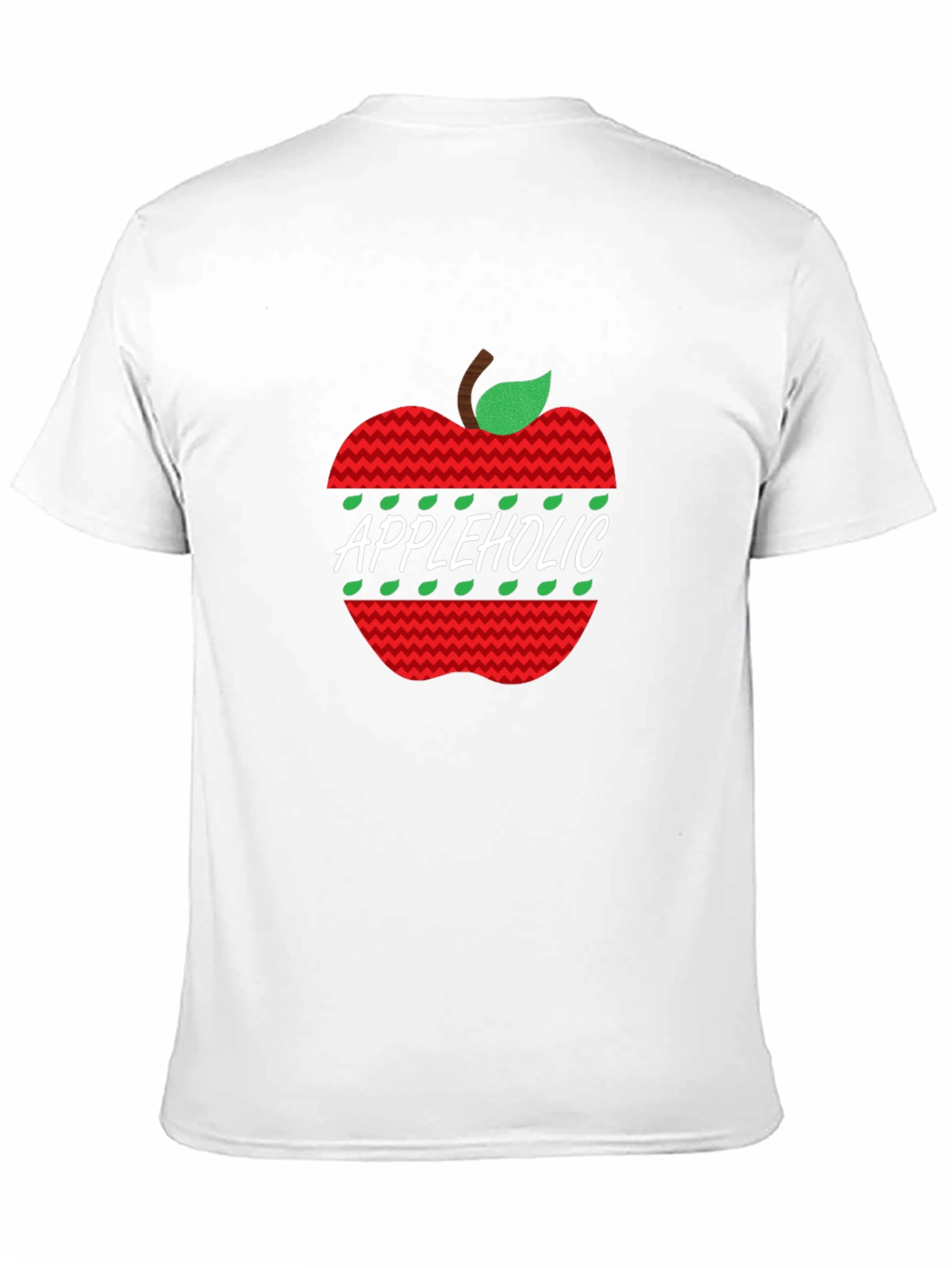 Appleholic Graphic Print Tee - Black
