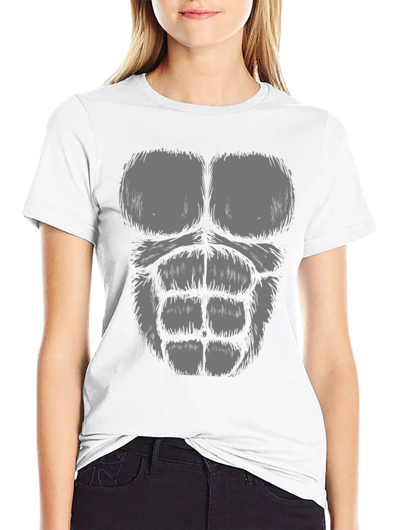 Funny Gorilla Chest T-Shirt - Prank Costume Tee