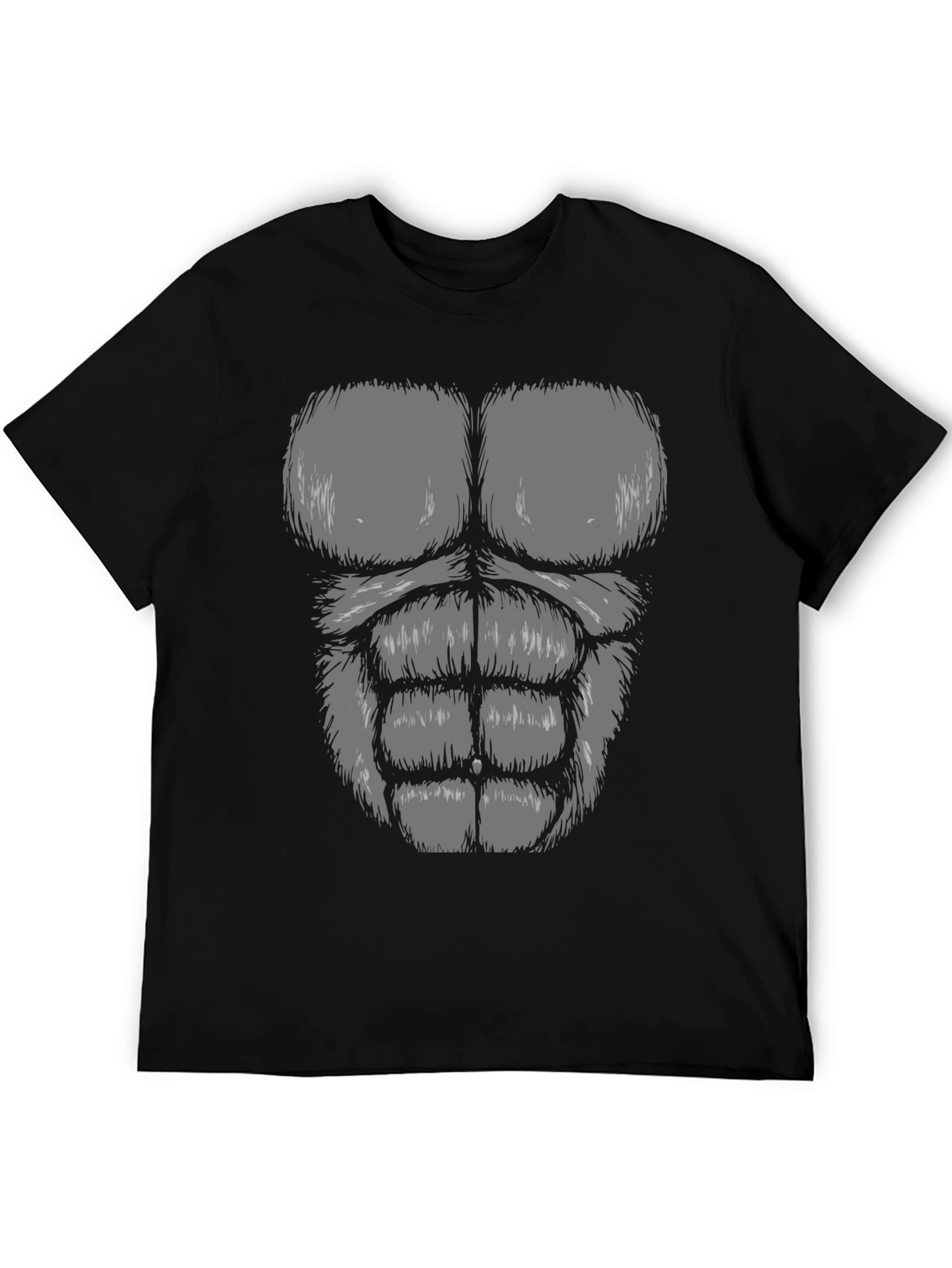 Funny Gorilla Chest T-Shirt - Prank Costume Tee