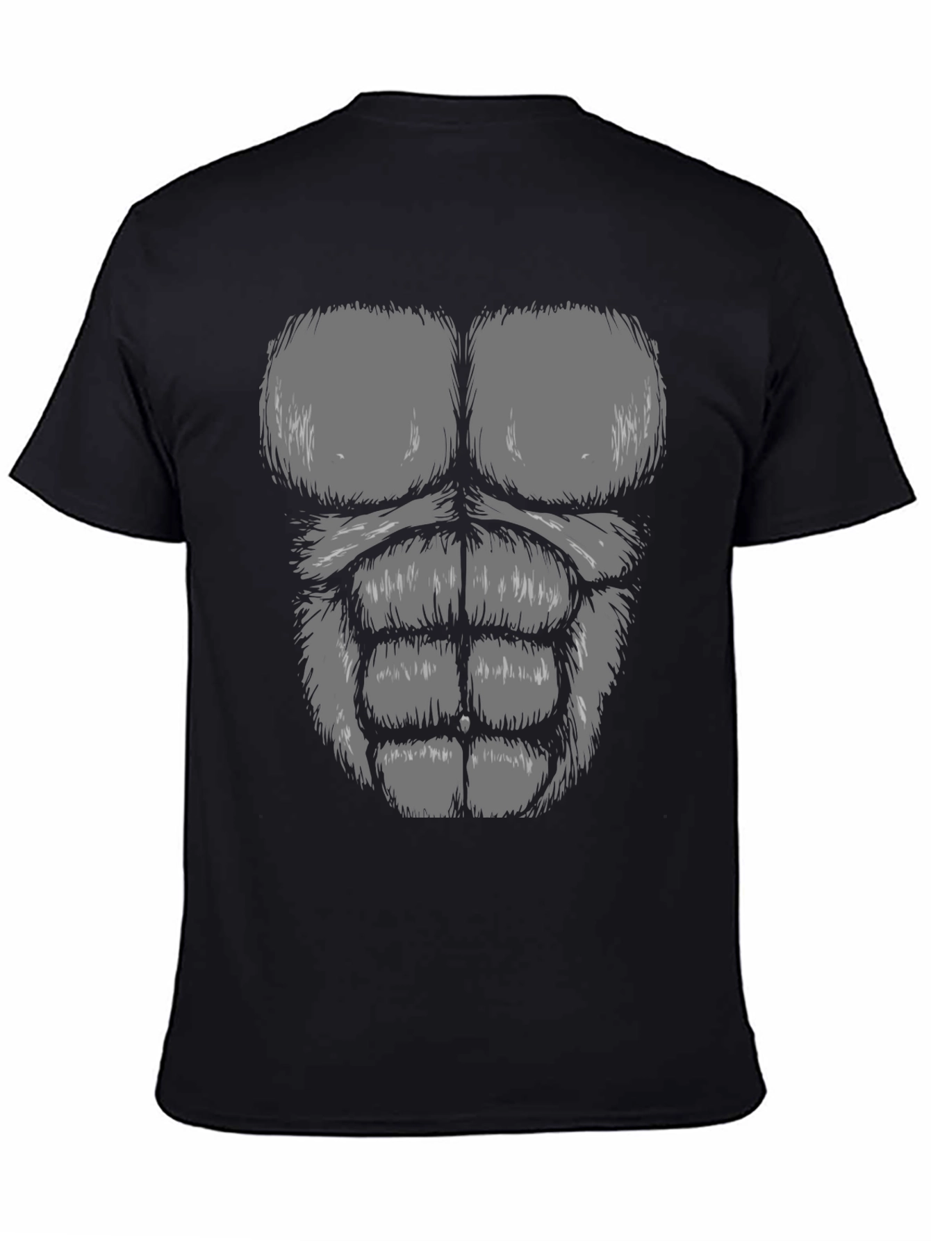 Funny Gorilla Chest T-Shirt - Prank Costume Tee