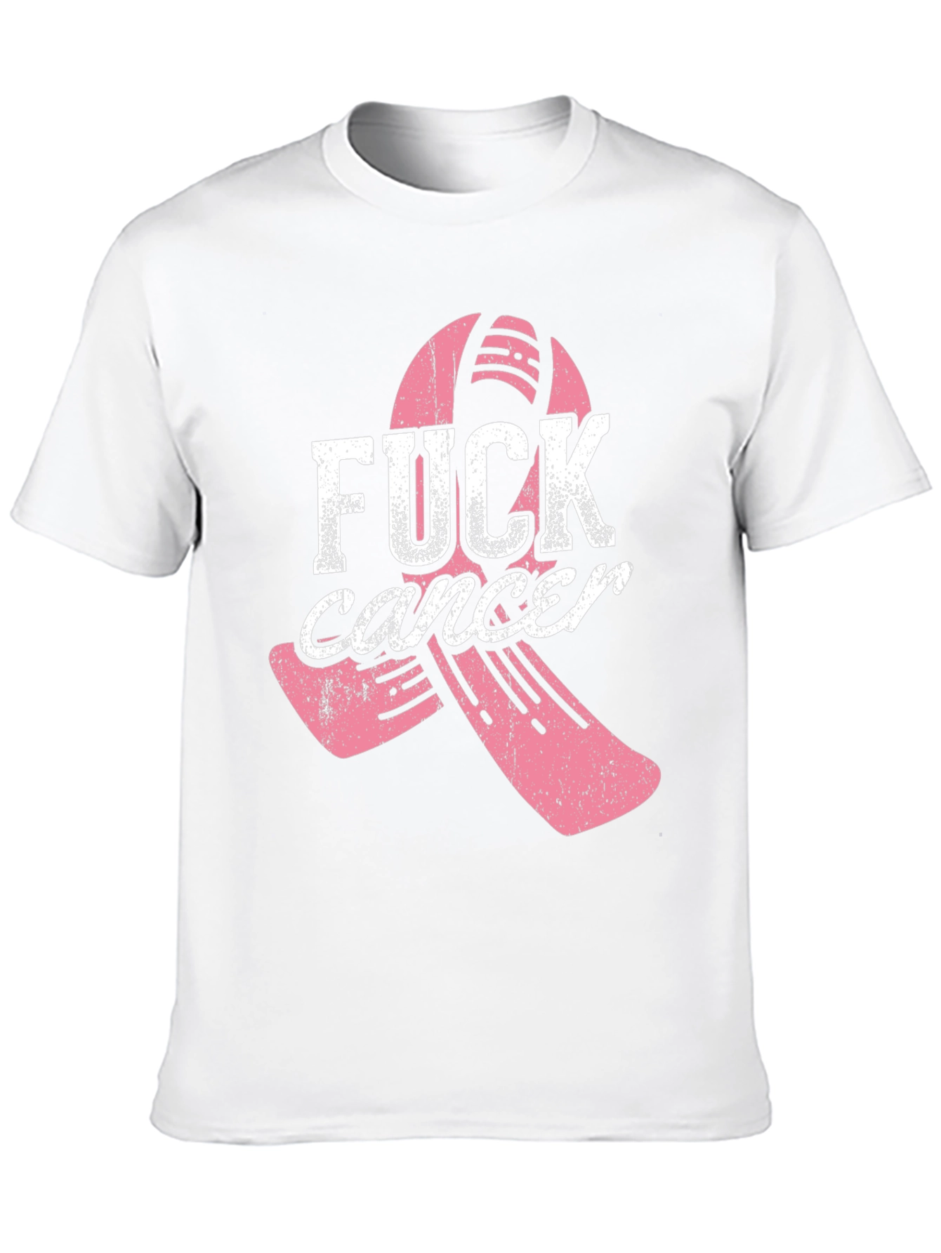 Fight Cancer T-Shirt - Pink Ribbon