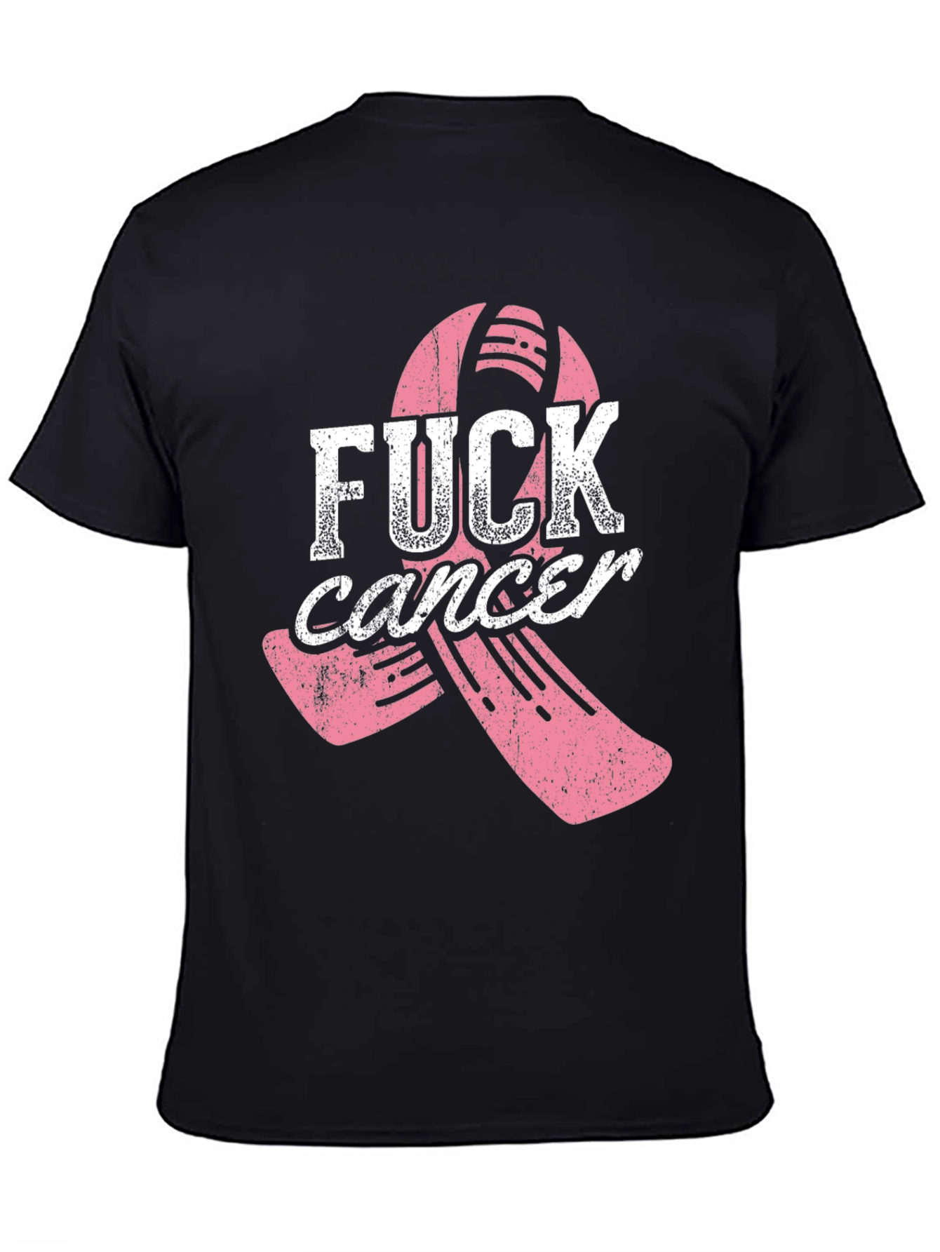 Fight Cancer T-Shirt - Pink Ribbon
