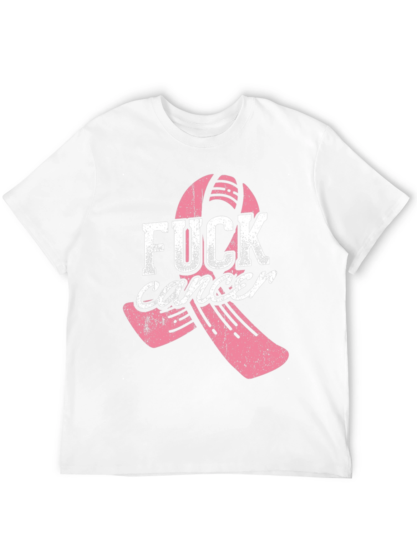 Fight Cancer T-Shirt - Pink Ribbon