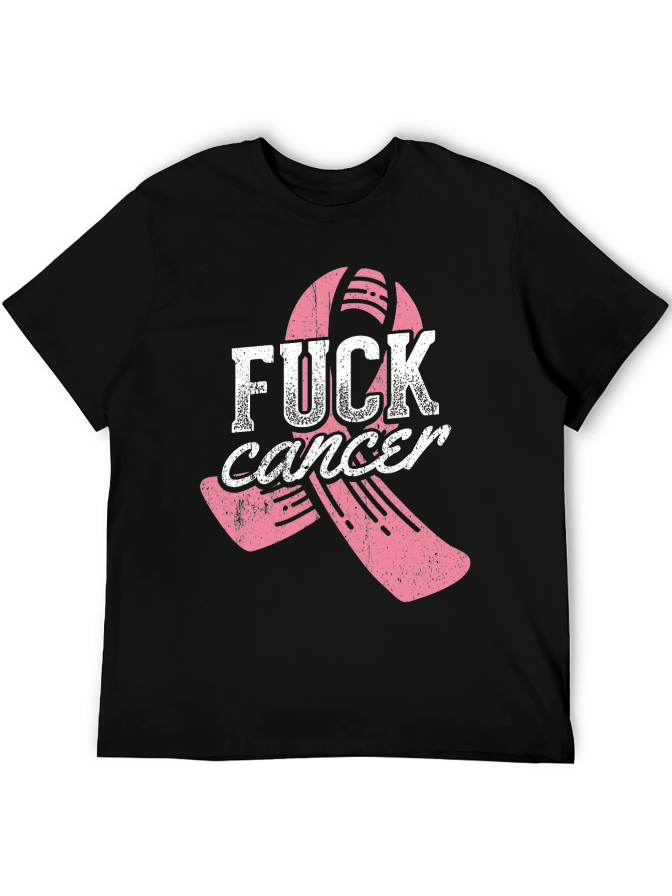 Fight Cancer T-Shirt - Pink Ribbon