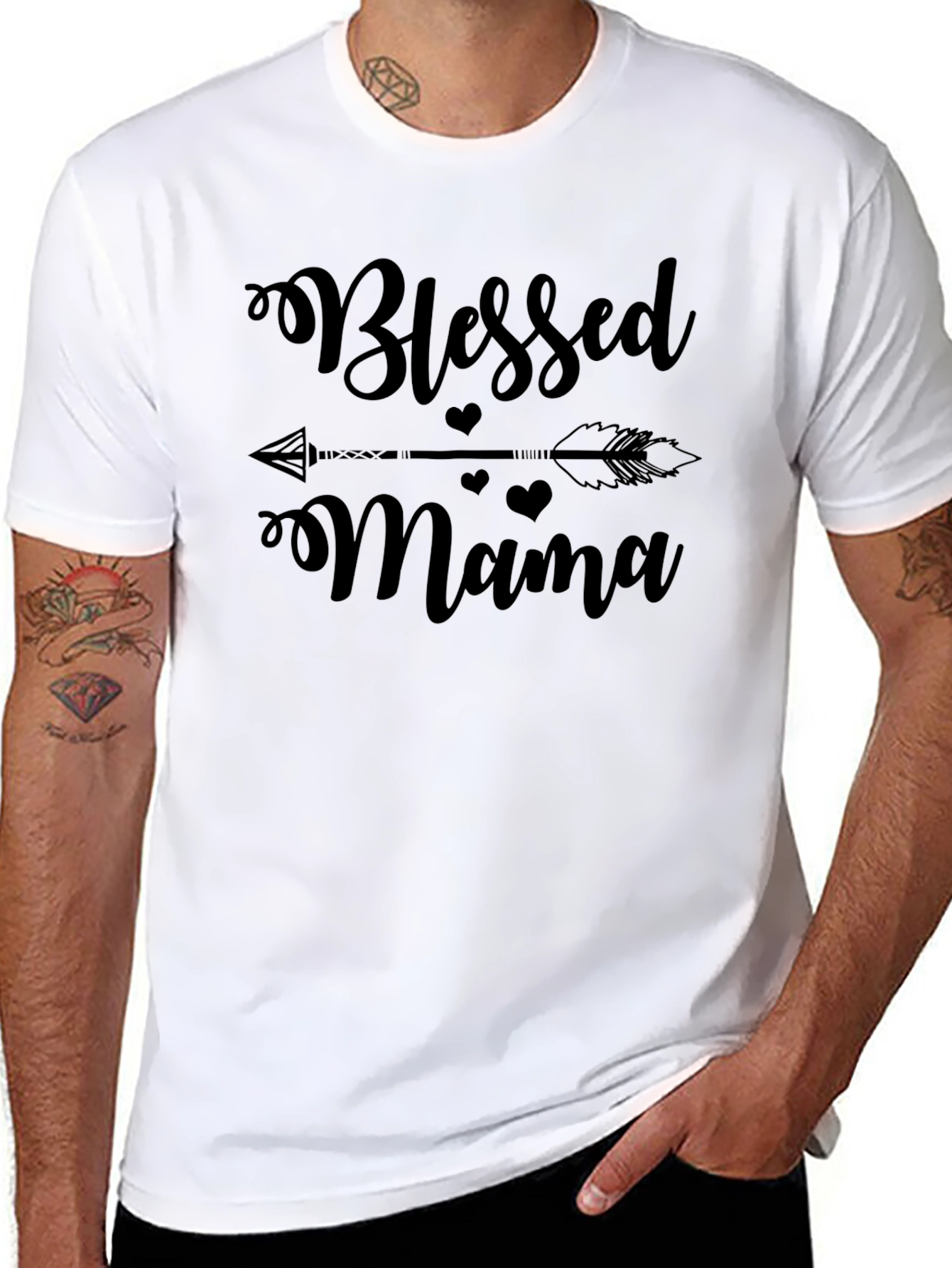 Blessed Mama Graphic T-Shirt - Stylish & Comfortable