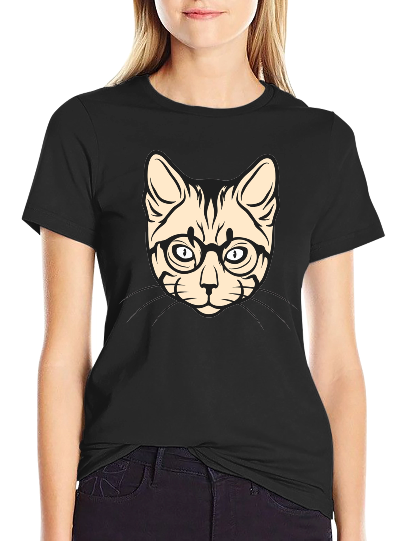 Cool Cat with Glasses T-Shirt