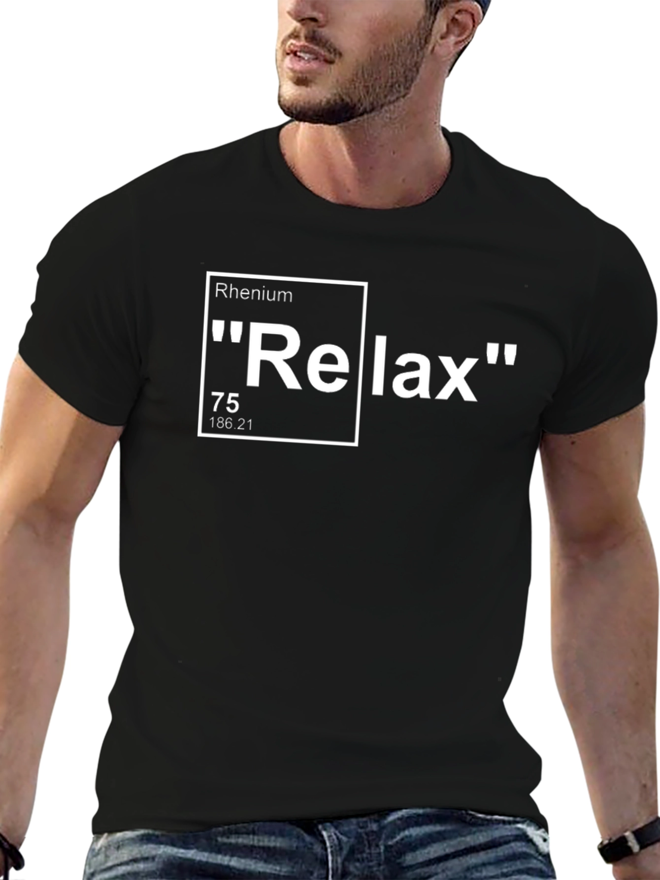 Relax Rhenium Periodic Table Style T-Shirt