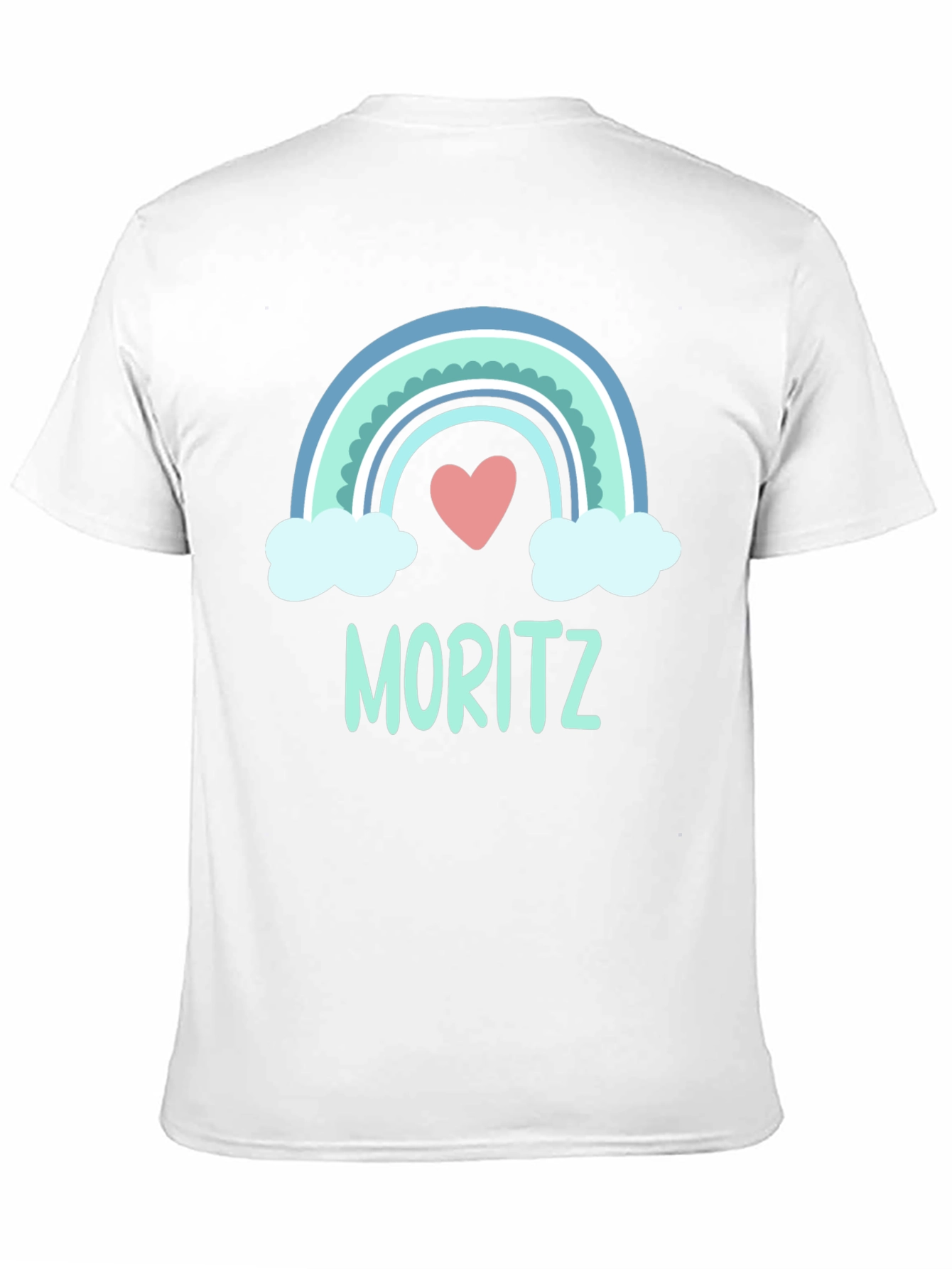 Moritz Rainbow Heart Graphic T-Shirt