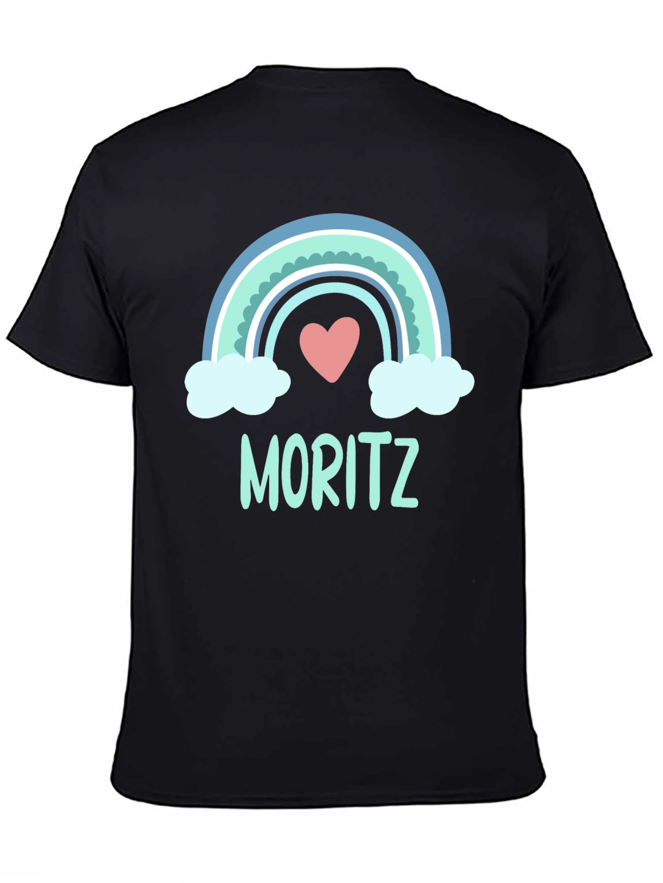 Moritz Rainbow Heart Graphic T-Shirt
