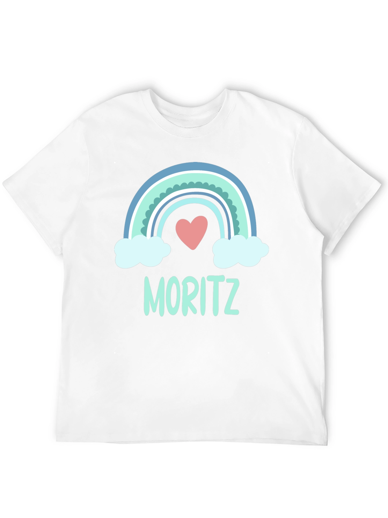 Moritz Rainbow Heart Graphic T-Shirt