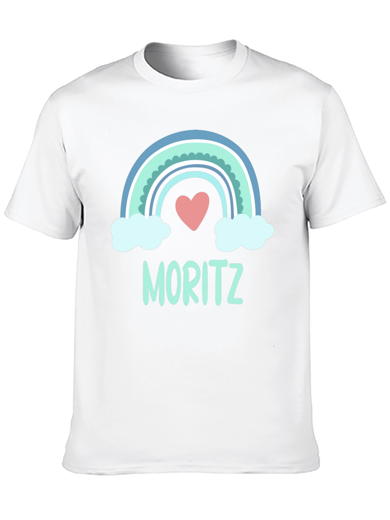 Moritz Rainbow Heart Graphic T-Shirt