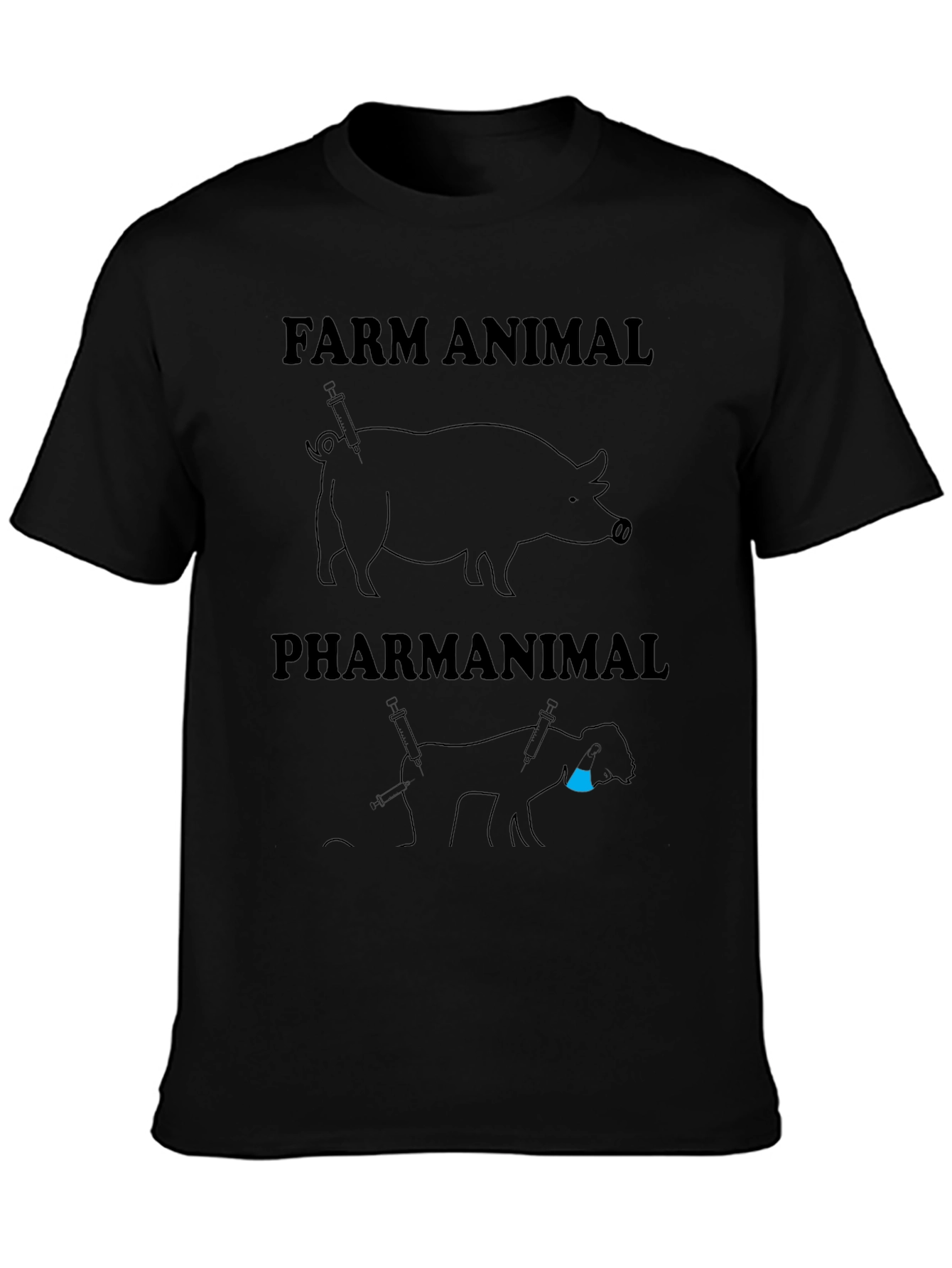 Farm Animal Pharmanimal Graphic Novelty T-Shirt