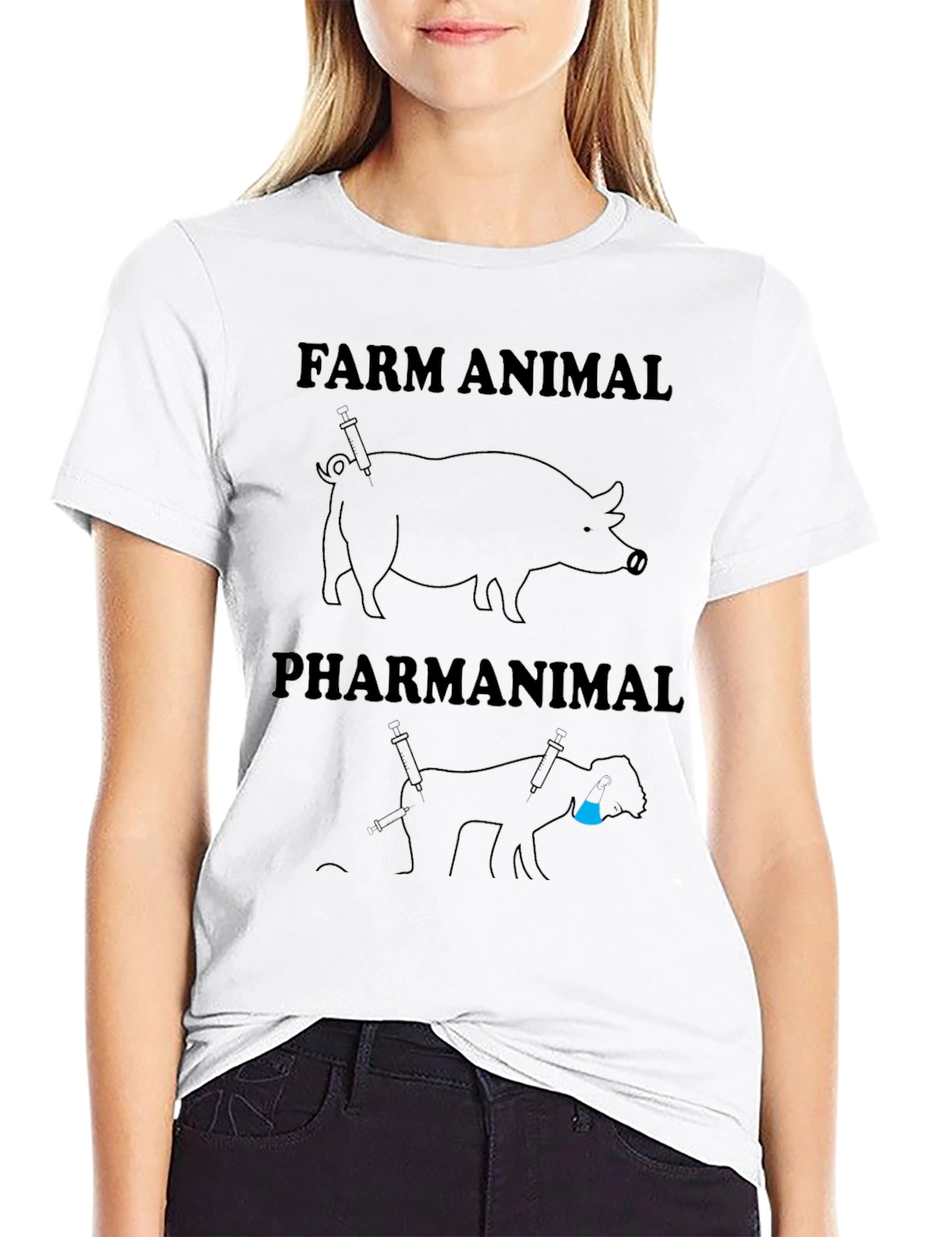 Farm Animal Pharmanimal Graphic Novelty T-Shirt