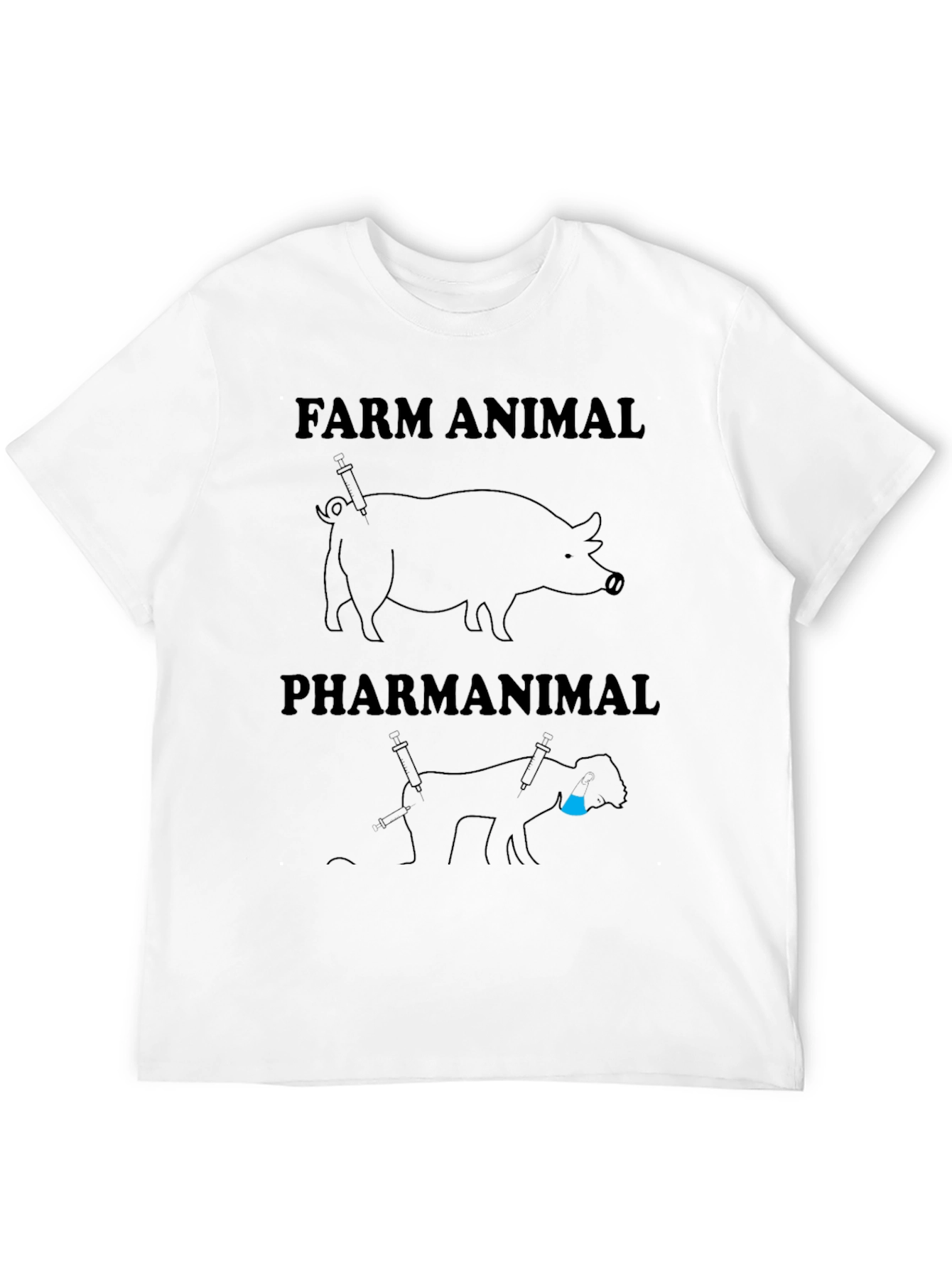 Farm Animal Pharmanimal Graphic Novelty T-Shirt