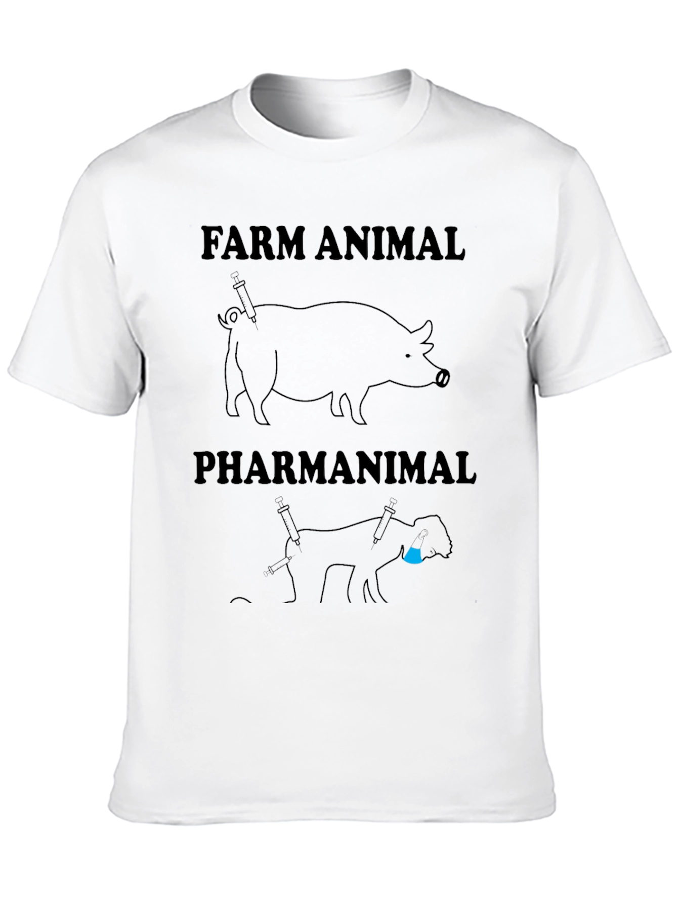Farm Animal Pharmanimal Graphic Novelty T-Shirt