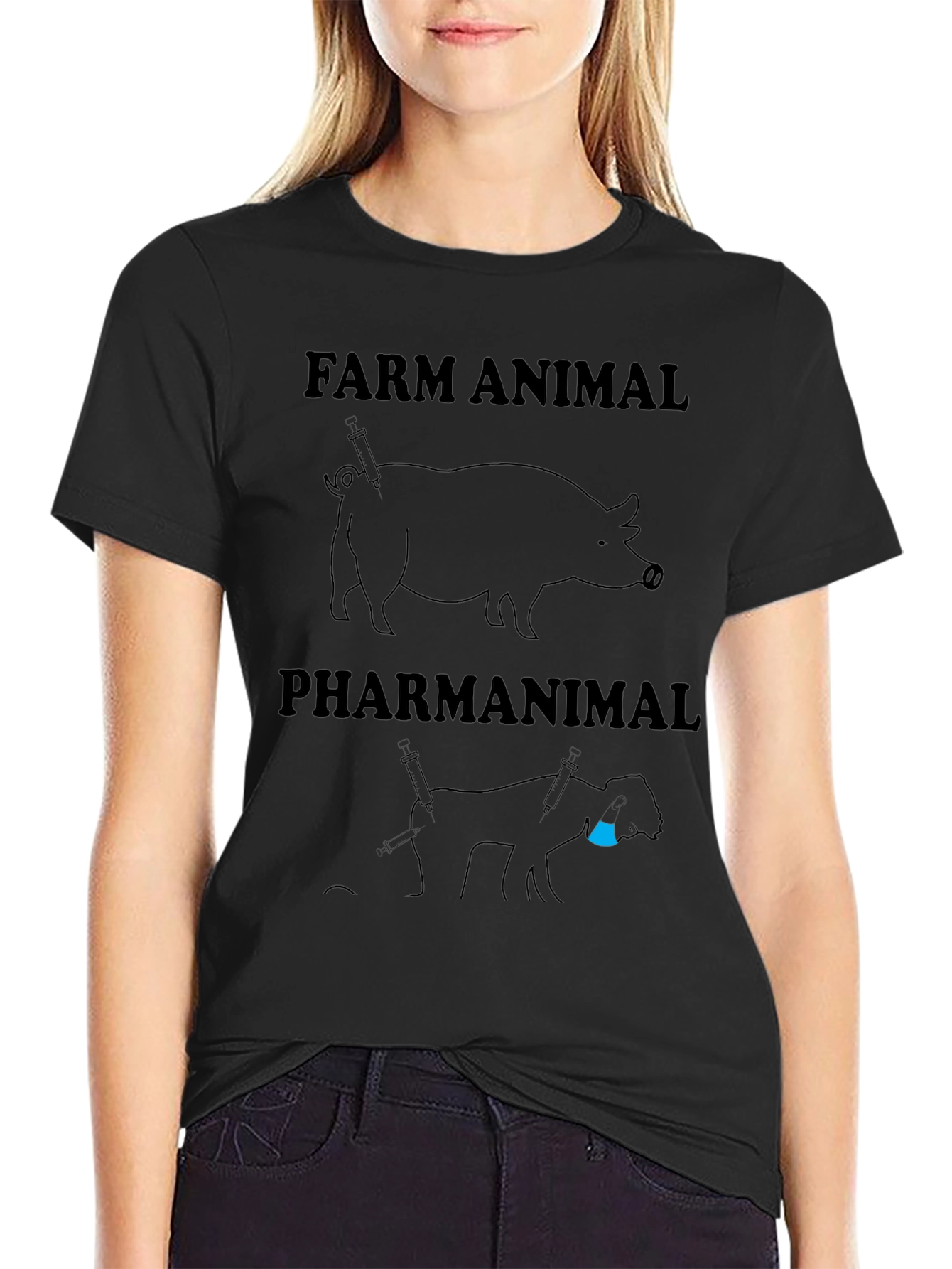 Farm Animal Pharmanimal Graphic Novelty T-Shirt