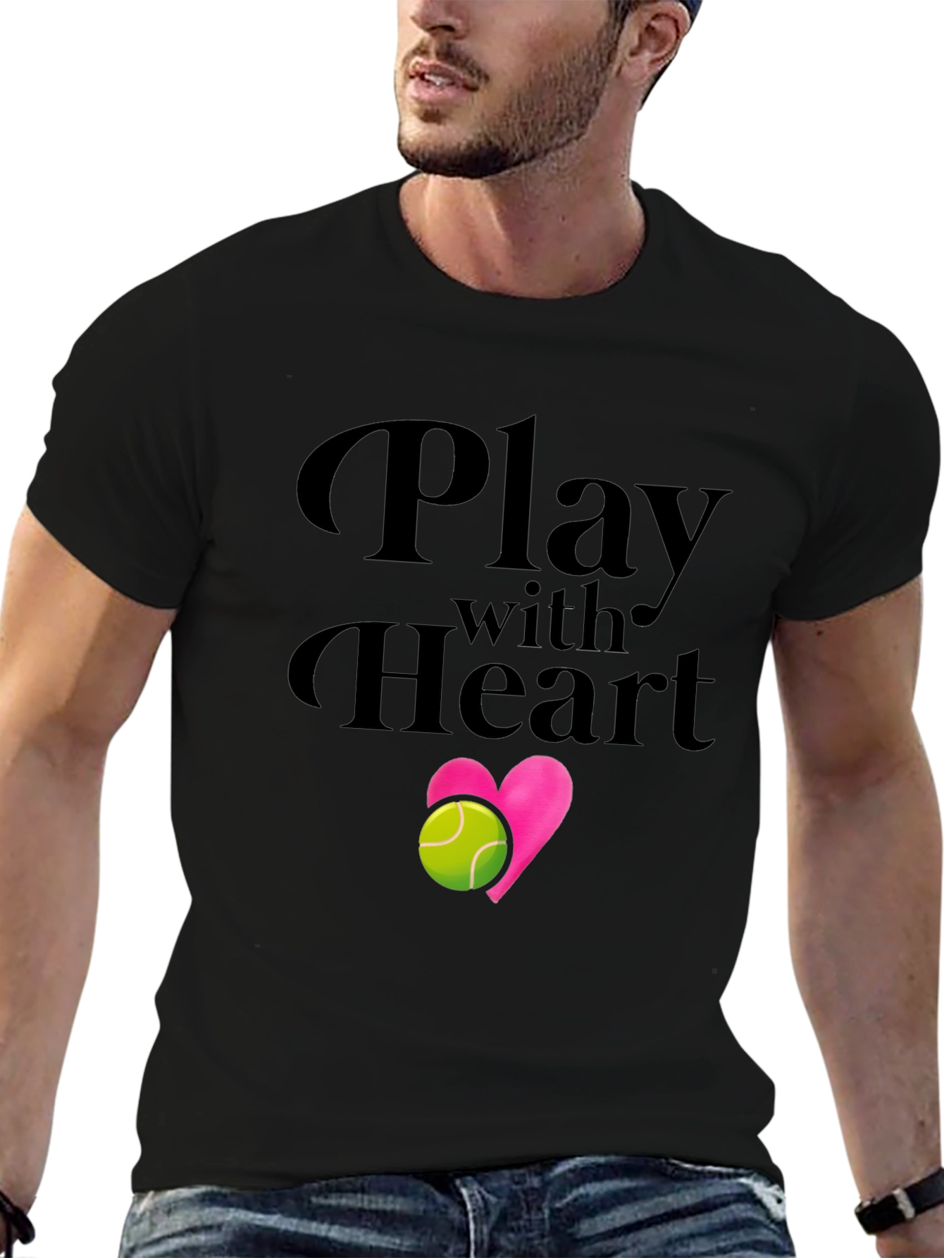 Play With Heart Tennis T-Shirt